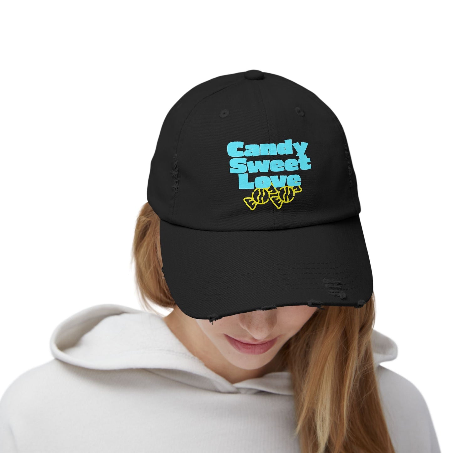 Girls and Caps Unisex Distressed Cap Printify