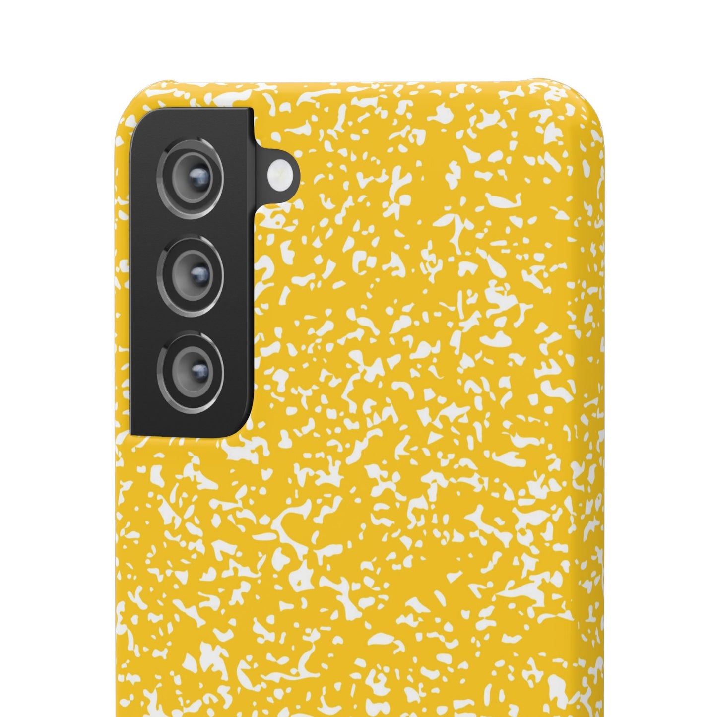 Like&Share Vibrant Yellow Snap Case - Fun & Stylish Phone Protection Printify