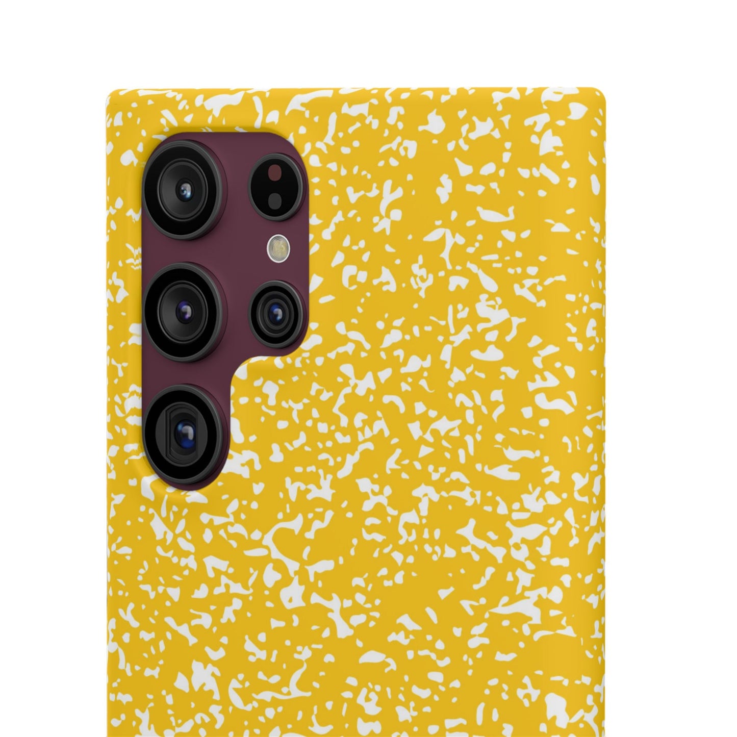 Like&Share Vibrant Yellow Snap Case - Fun & Stylish Phone Protection Printify