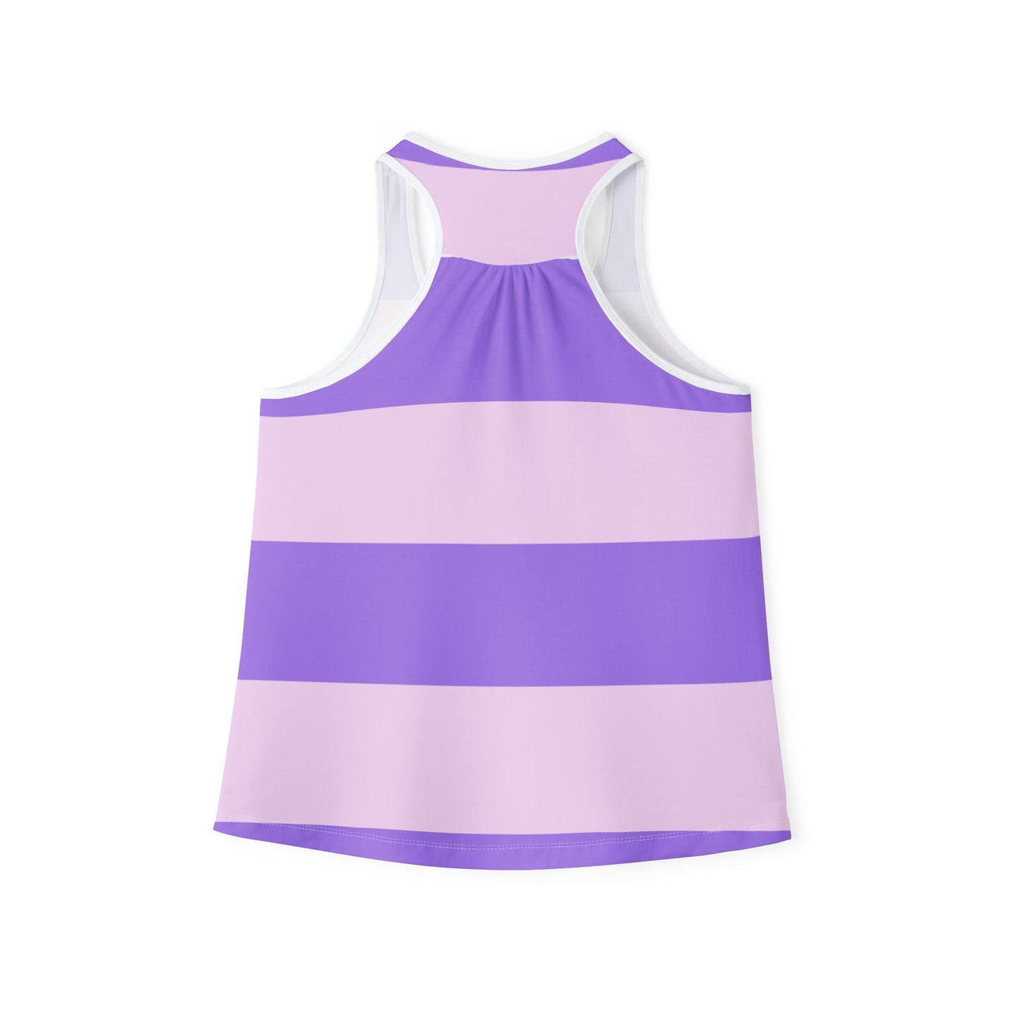 Like&Share Stylish Women's Tank Top - Purple Striped Summer Top Printify