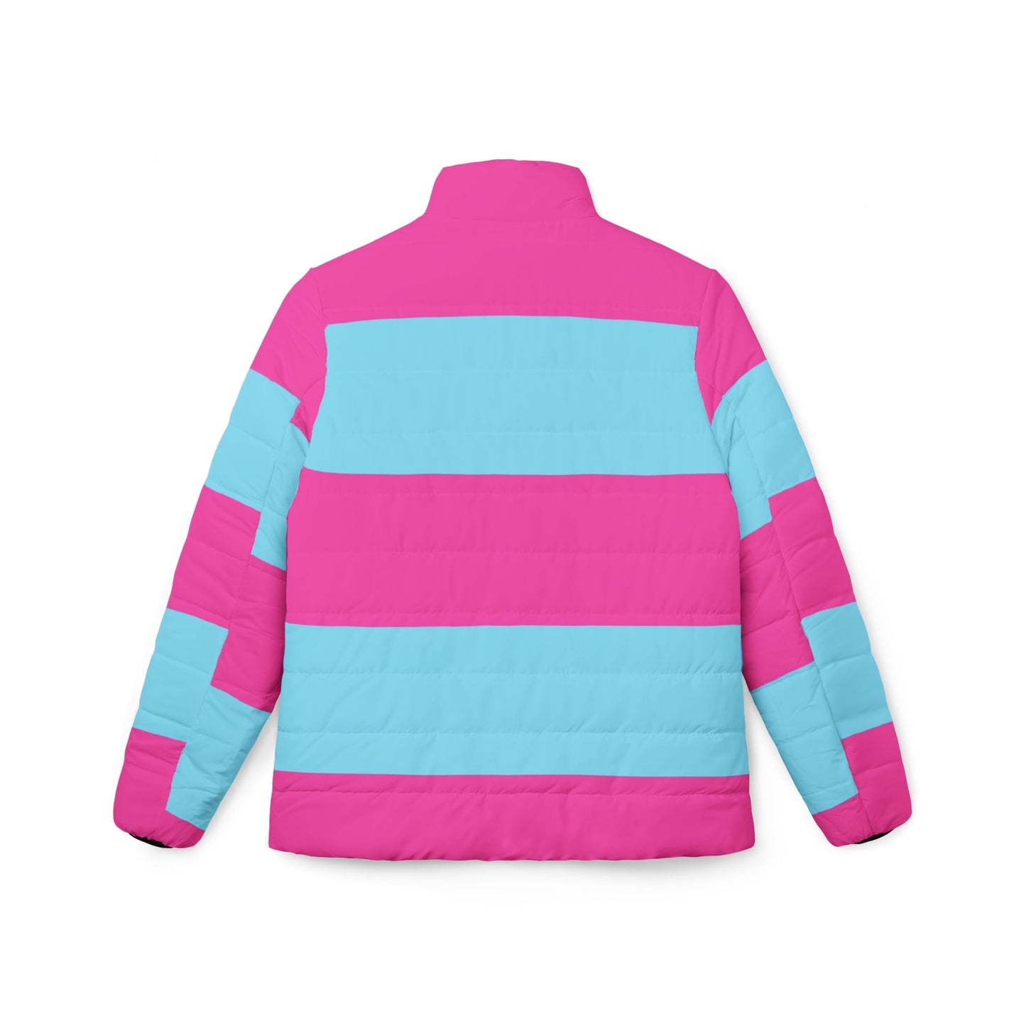 Like a star Stylish Women’s Puffer Jacket - Modern Geometric Design Printify