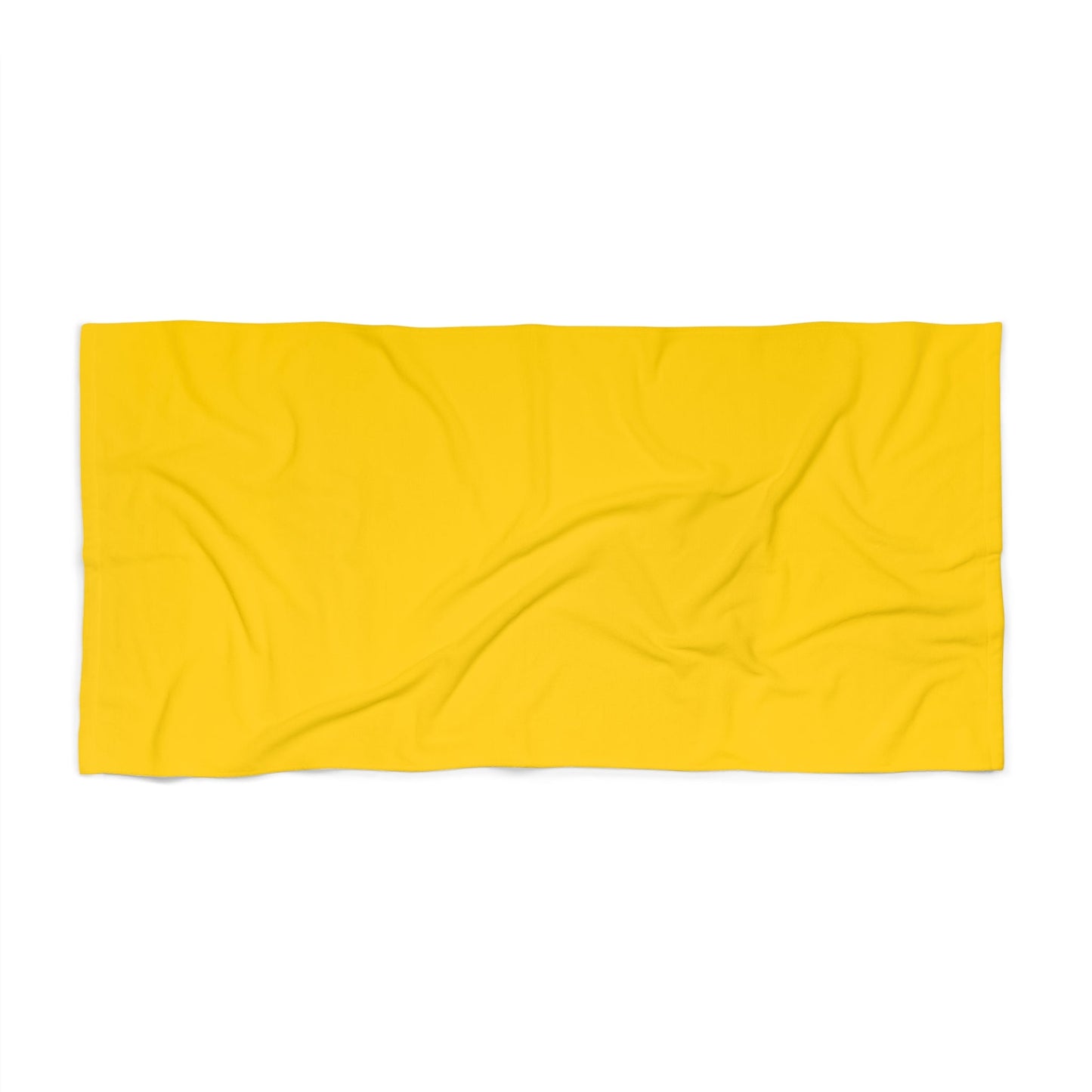 Hot like summer Bright Yellow Beach Towel - Perfect for Summer Fun and Relaxation Printify
