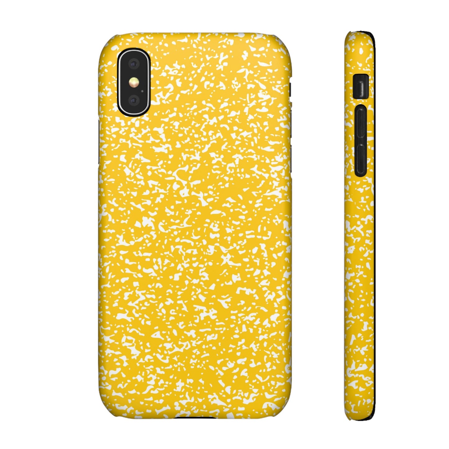 Like&Share Vibrant Yellow Snap Case - Fun & Stylish Phone Protection Printify