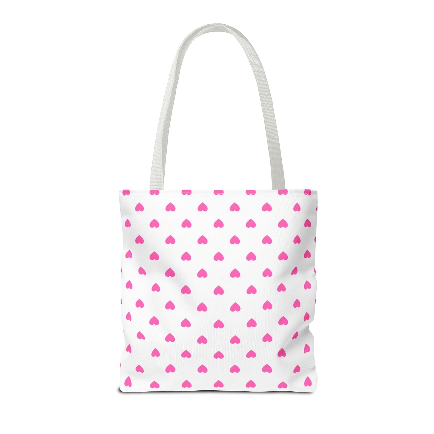 Like&Share Stylish Stripe Tote Bag - Modern Black and Mint Design for Everyday Use Printify