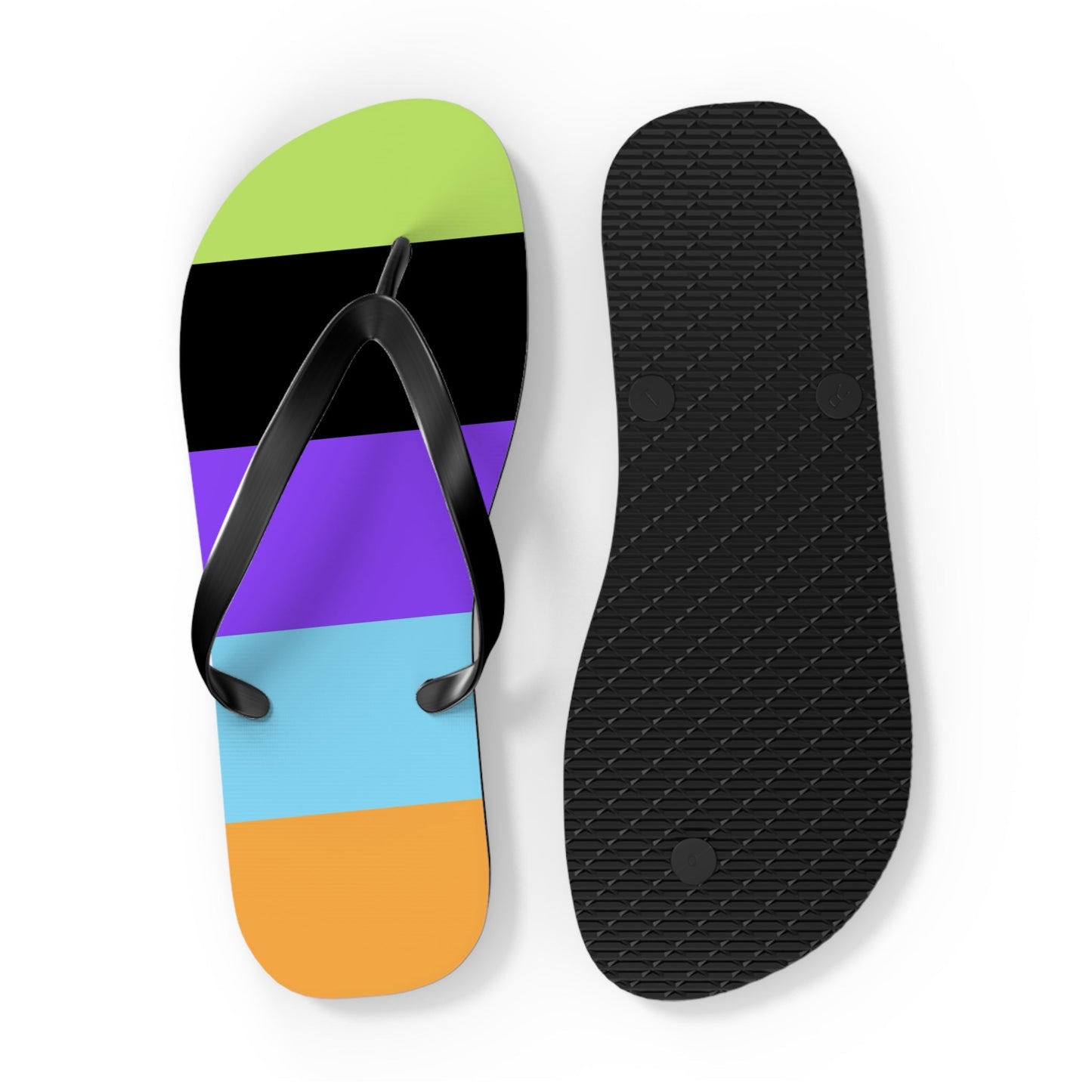 Hot like summer Colorful Summer Flip Flops - Stylish Beach Footwear for Fun Outdoor Days Printify