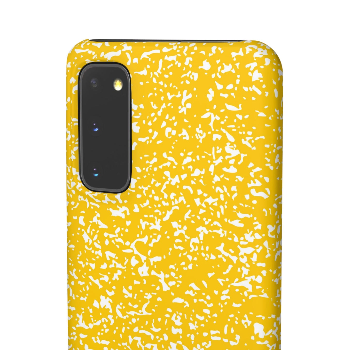 Like&Share Vibrant Yellow Snap Case - Fun & Stylish Phone Protection Printify