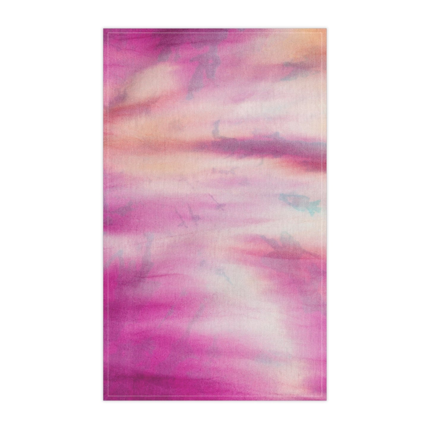 Hot like summer Vibrant Pink Tie-Dye Cotton Tea Towels - Kitchen Essentials & Gifts Printify