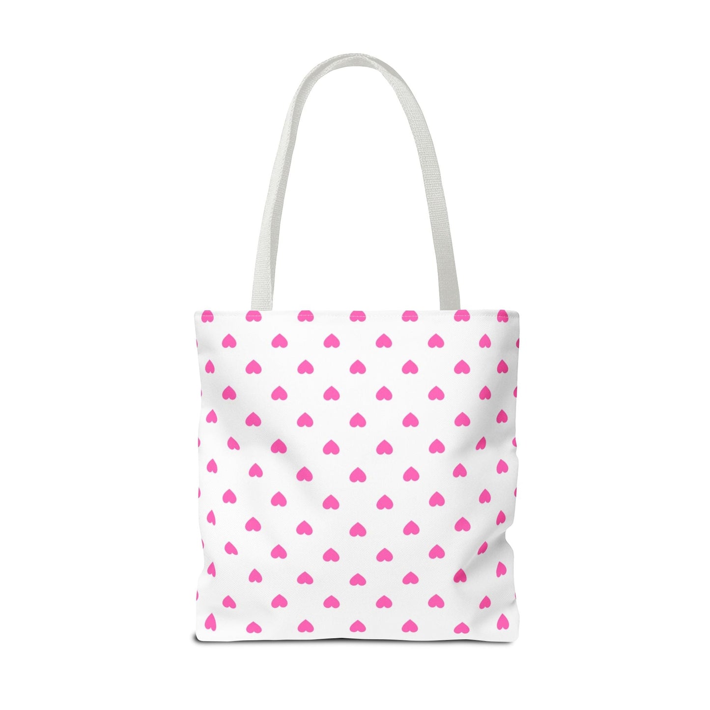 Like&Share Stylish Stripe Tote Bag - Modern Black and Mint Design for Everyday Use Printify