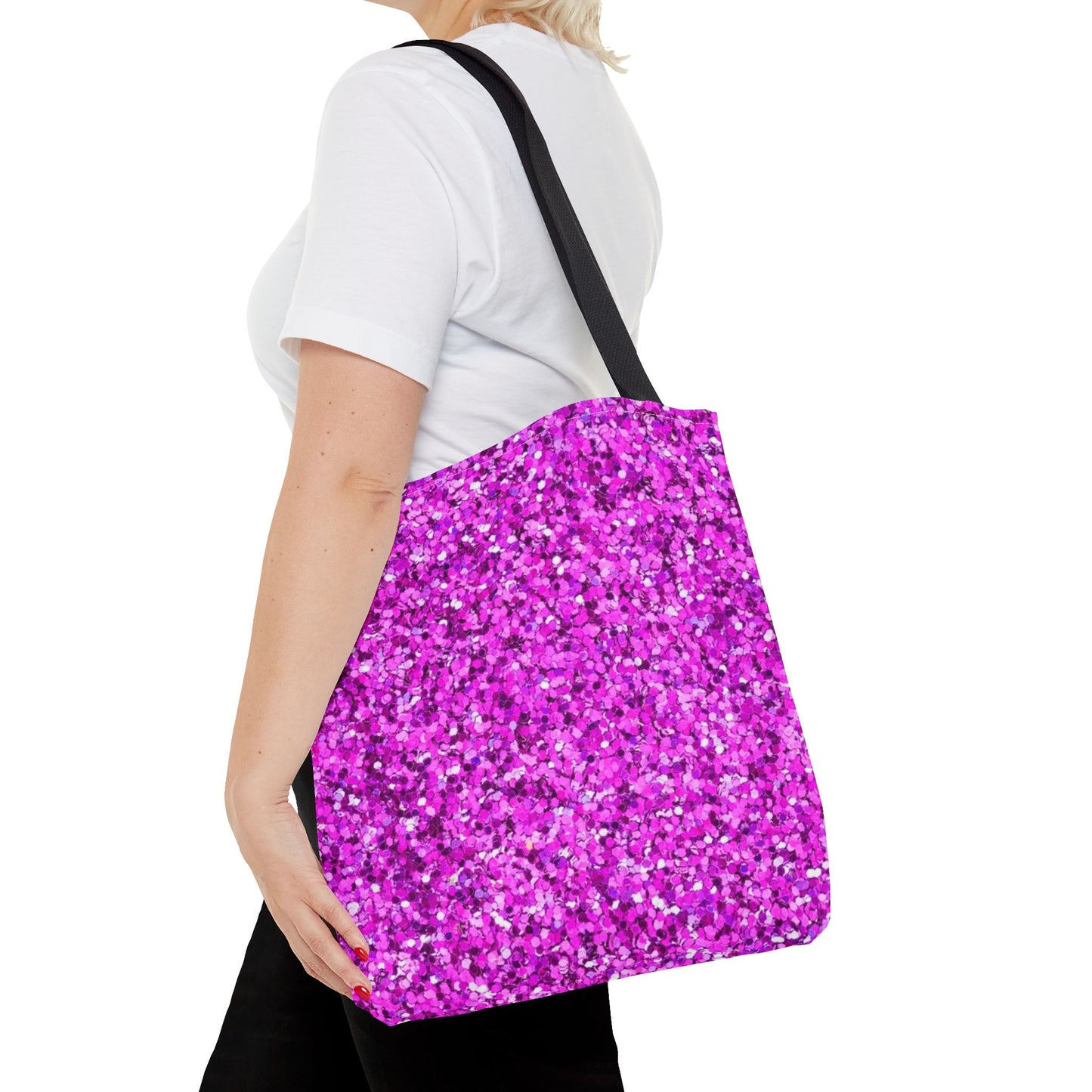 I like pink Stylish Stripe Tote Bag - Modern Black and Mint Design for Everyday Use