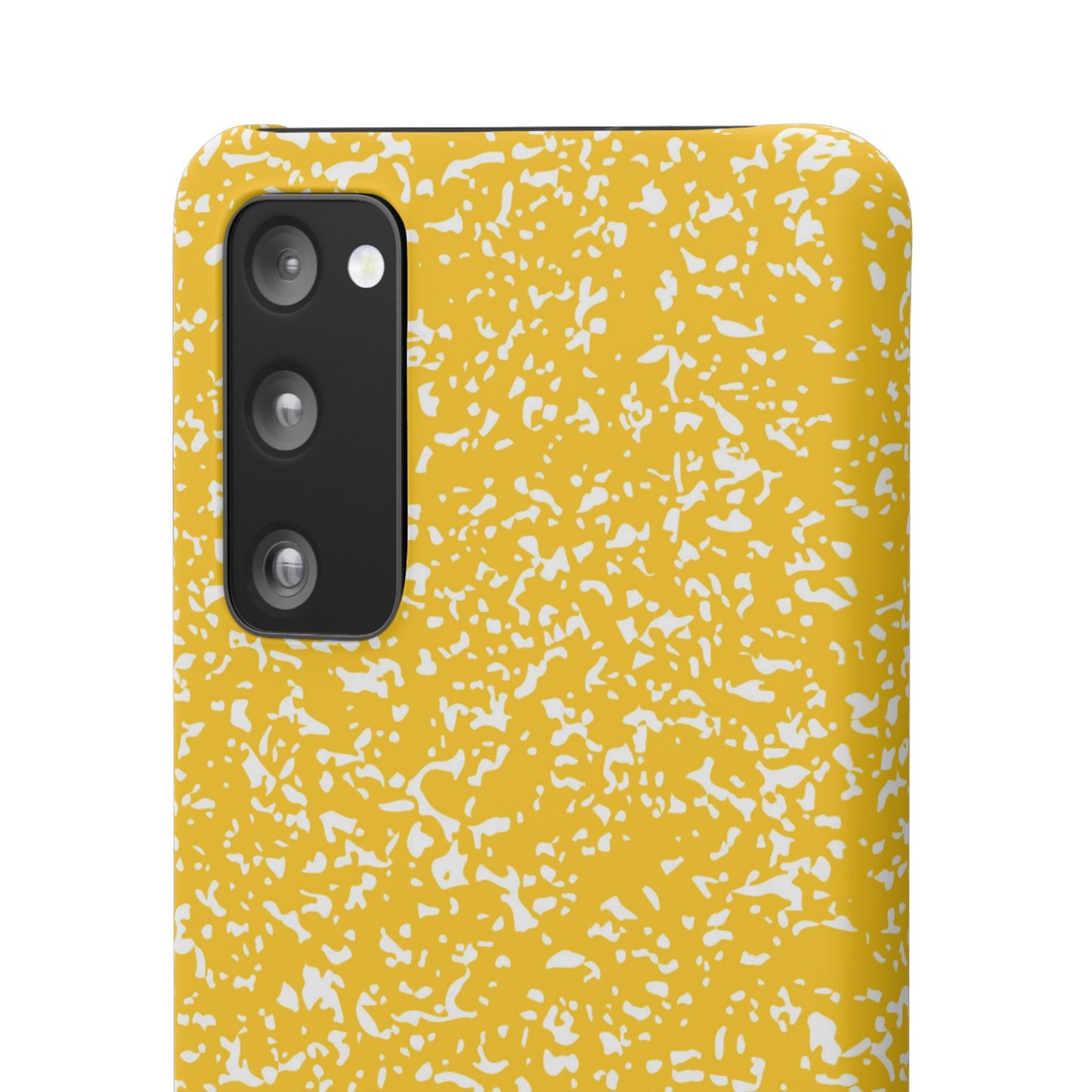 Like&Share Vibrant Yellow Snap Case - Fun & Stylish Phone Protection Printify