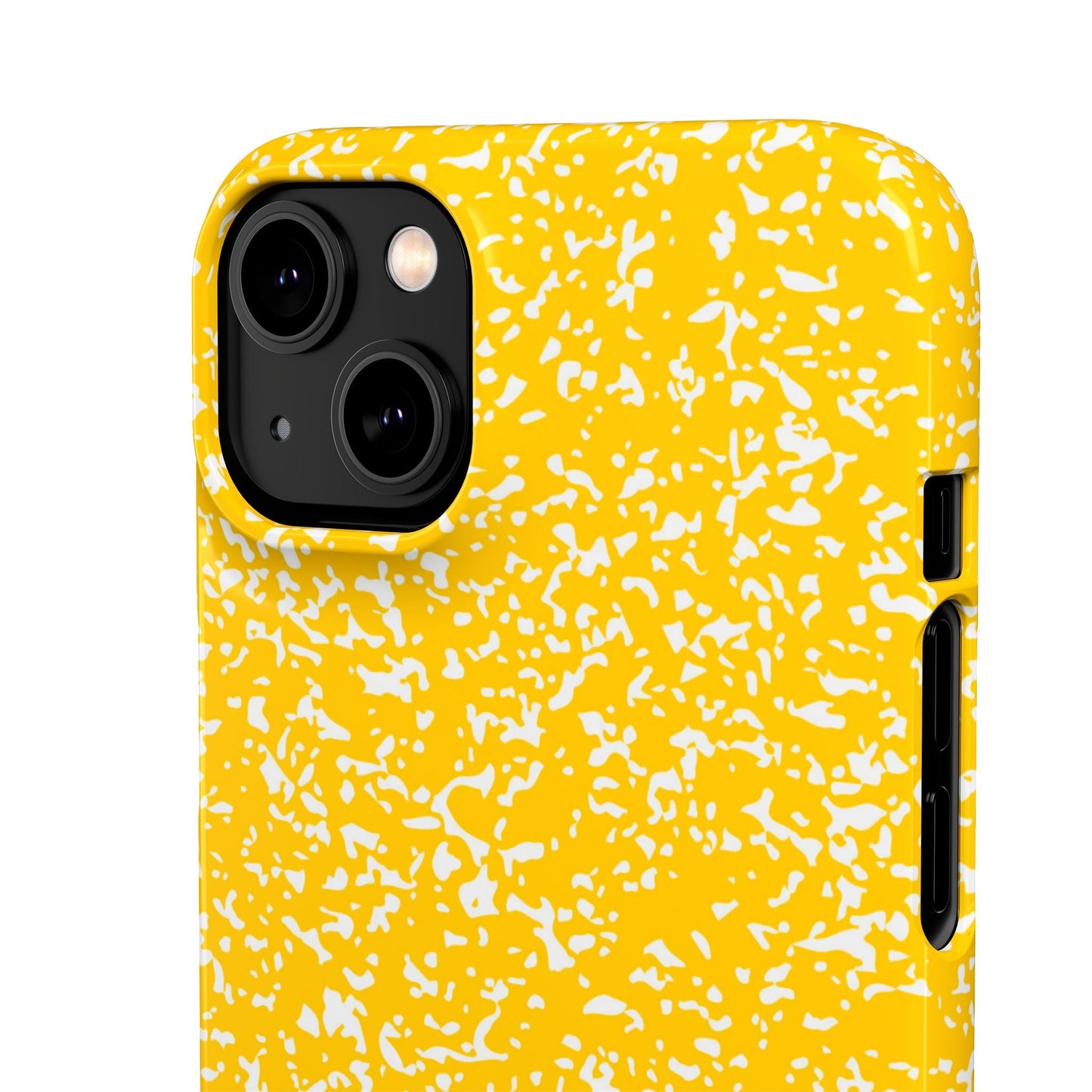 Like&Share Vibrant Yellow Snap Case - Fun & Stylish Phone Protection Printify