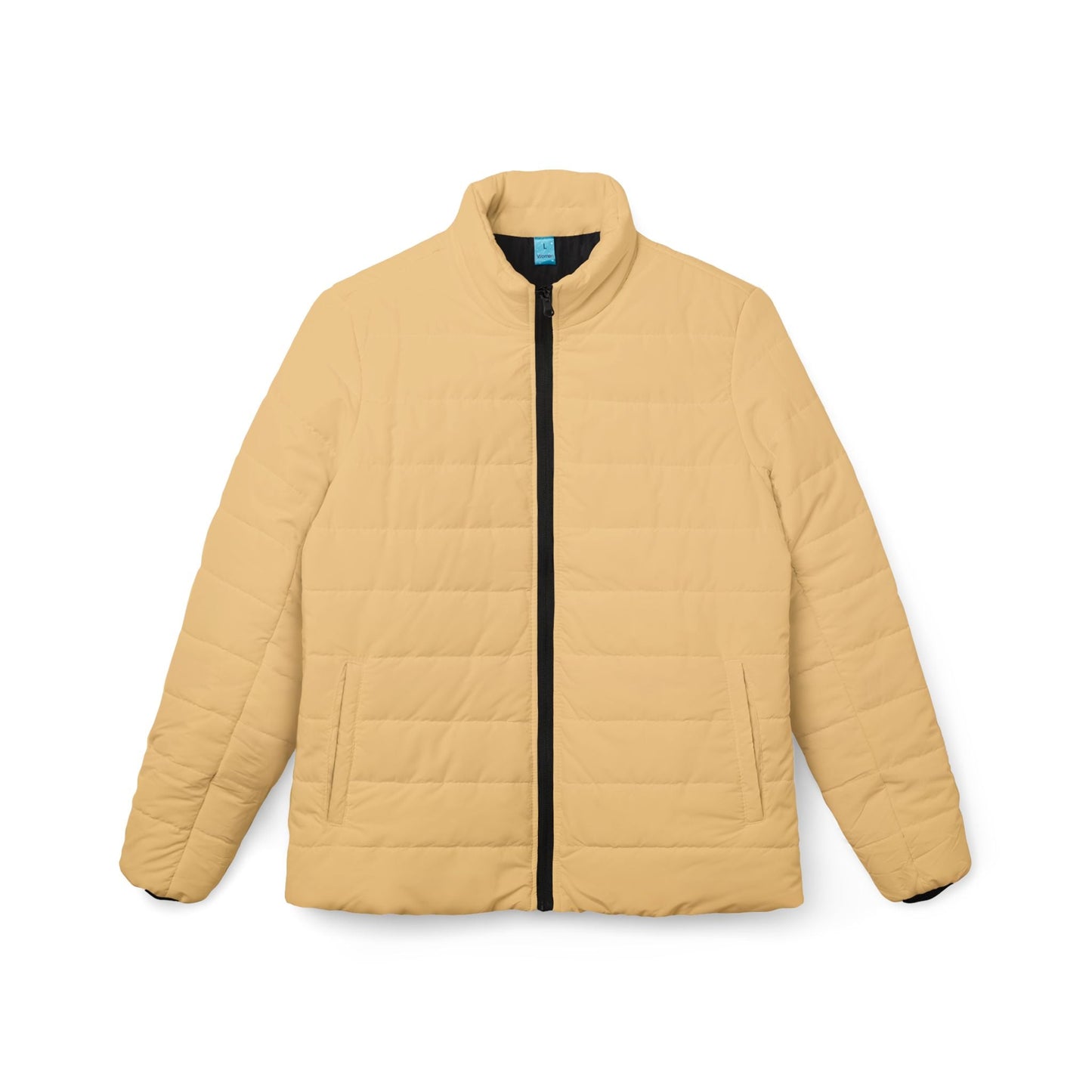 Like a star Cozy Women’s Puffer Jacket - Stylish Yellow Winter Outerwear Printify