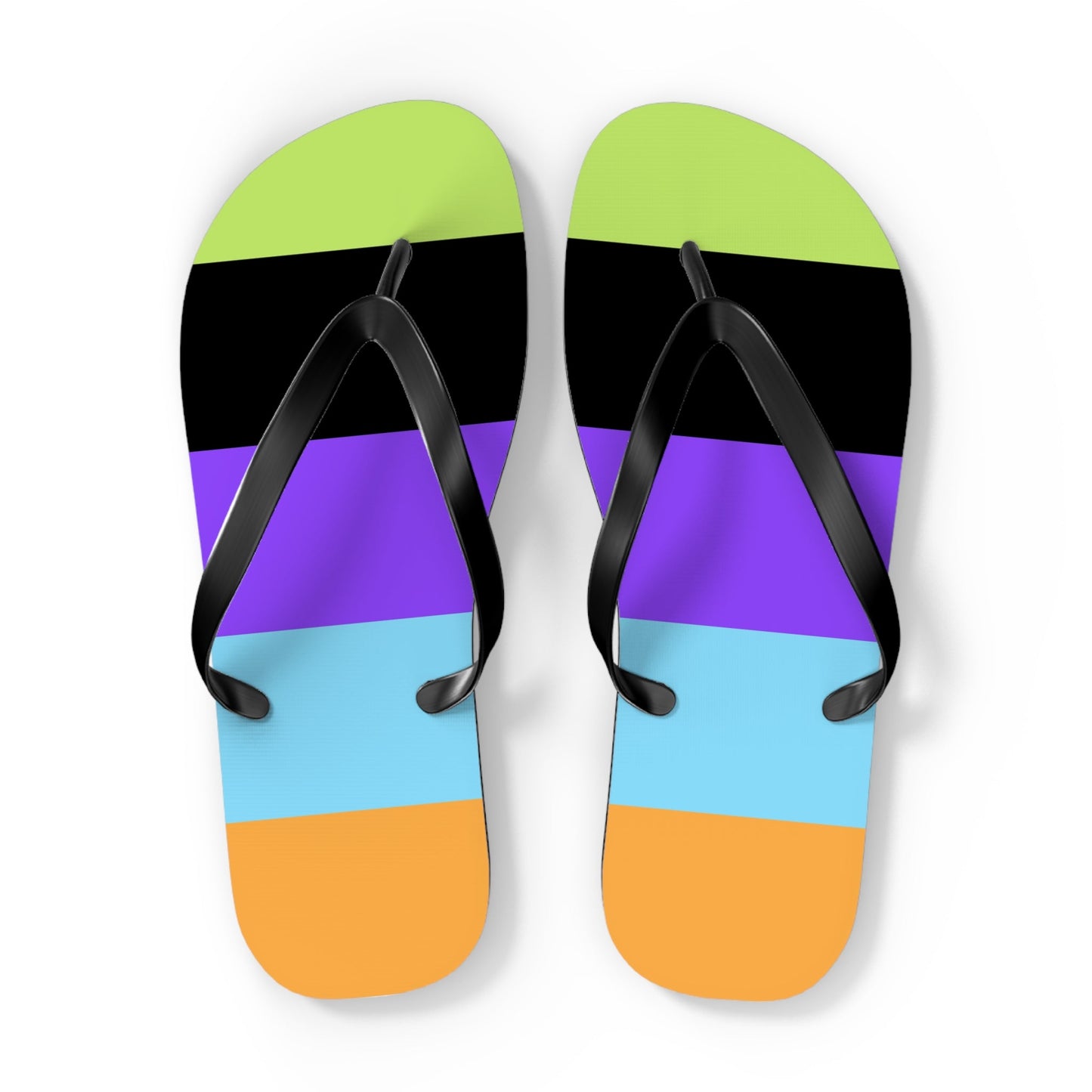 Hot like summer Colorful Summer Flip Flops - Stylish Beach Footwear for Fun Outdoor Days Printify