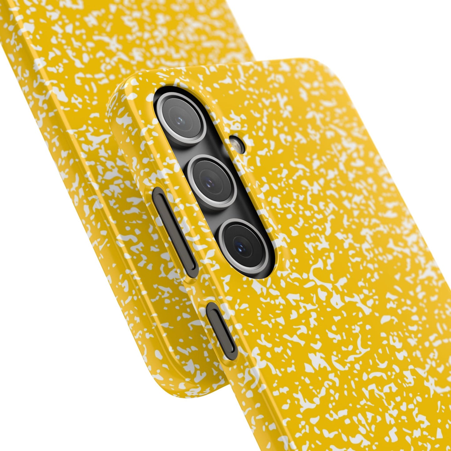 Like&Share Vibrant Yellow Snap Case - Fun & Stylish Phone Protection Printify