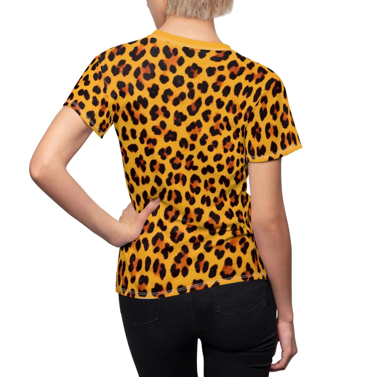 Leopard Print Women's Tee - Wild & Trendy Fashion Top Printify