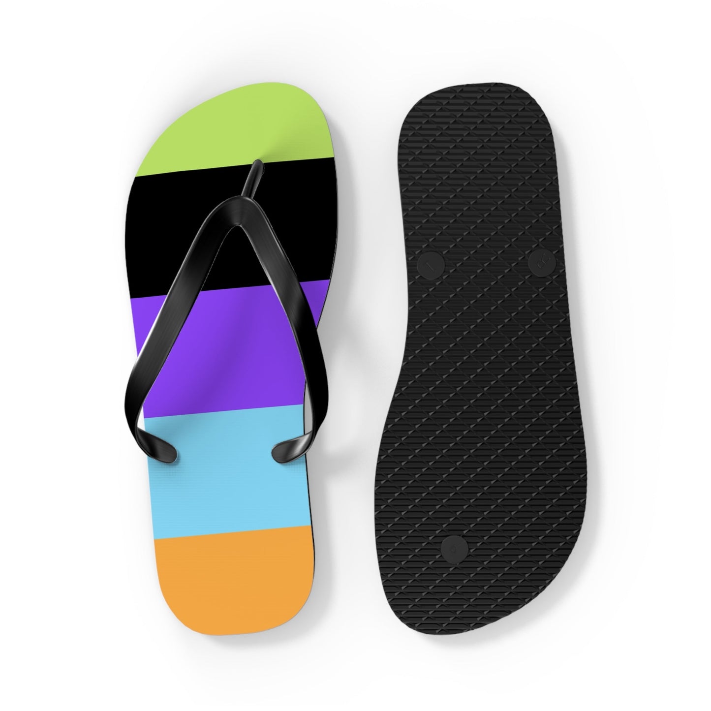Hot like summer Colorful Summer Flip Flops - Stylish Beach Footwear for Fun Outdoor Days Printify