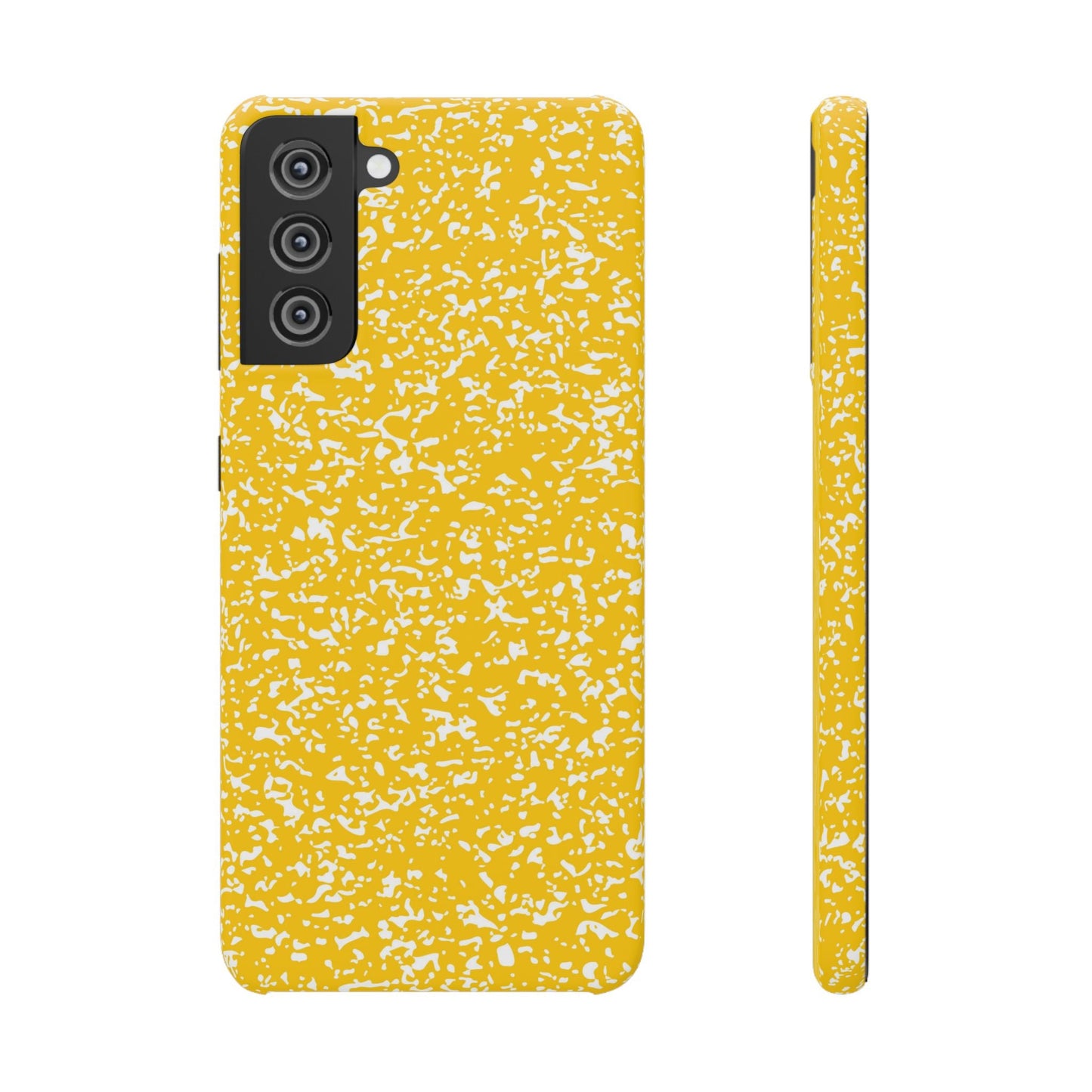Like&Share Vibrant Yellow Snap Case - Fun & Stylish Phone Protection Printify