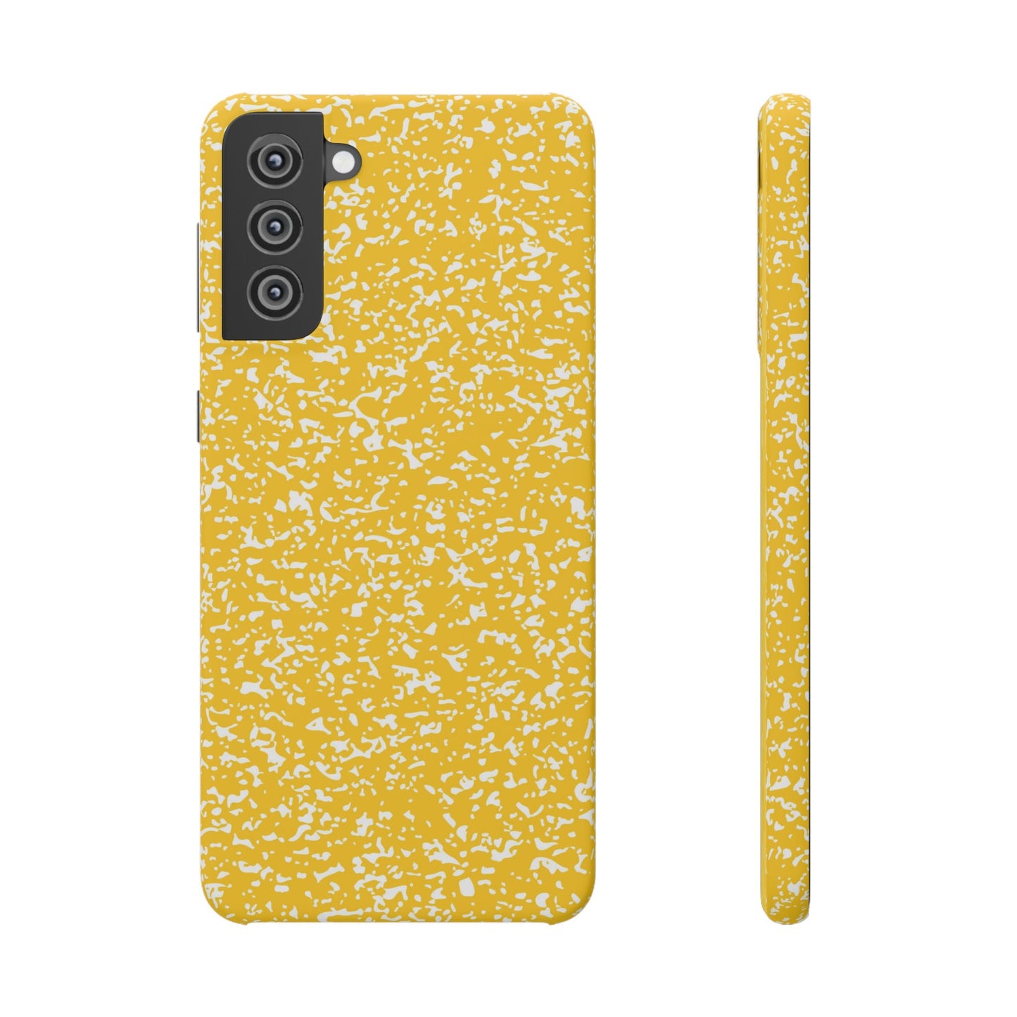 Like&Share Vibrant Yellow Snap Case - Fun & Stylish Phone Protection Printify