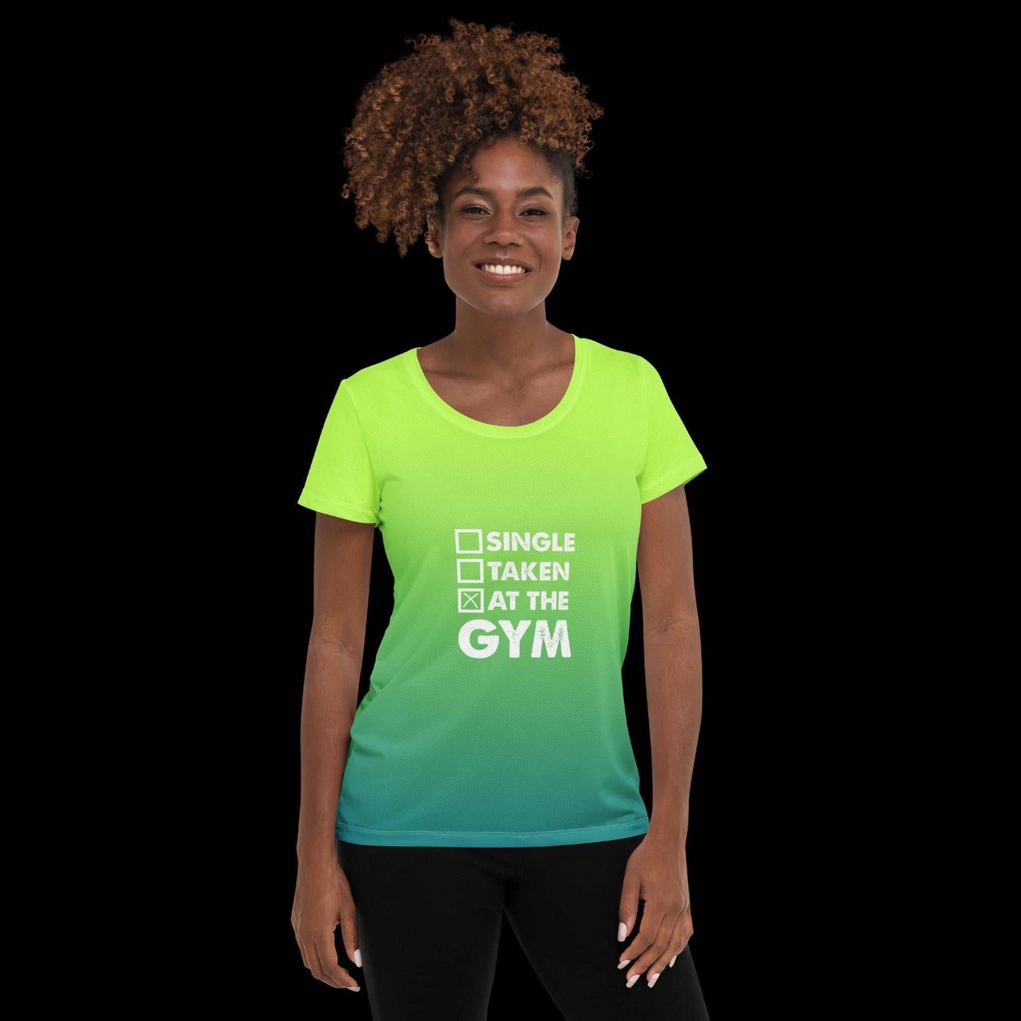 All-Over Print Womens Athletic T-shirt