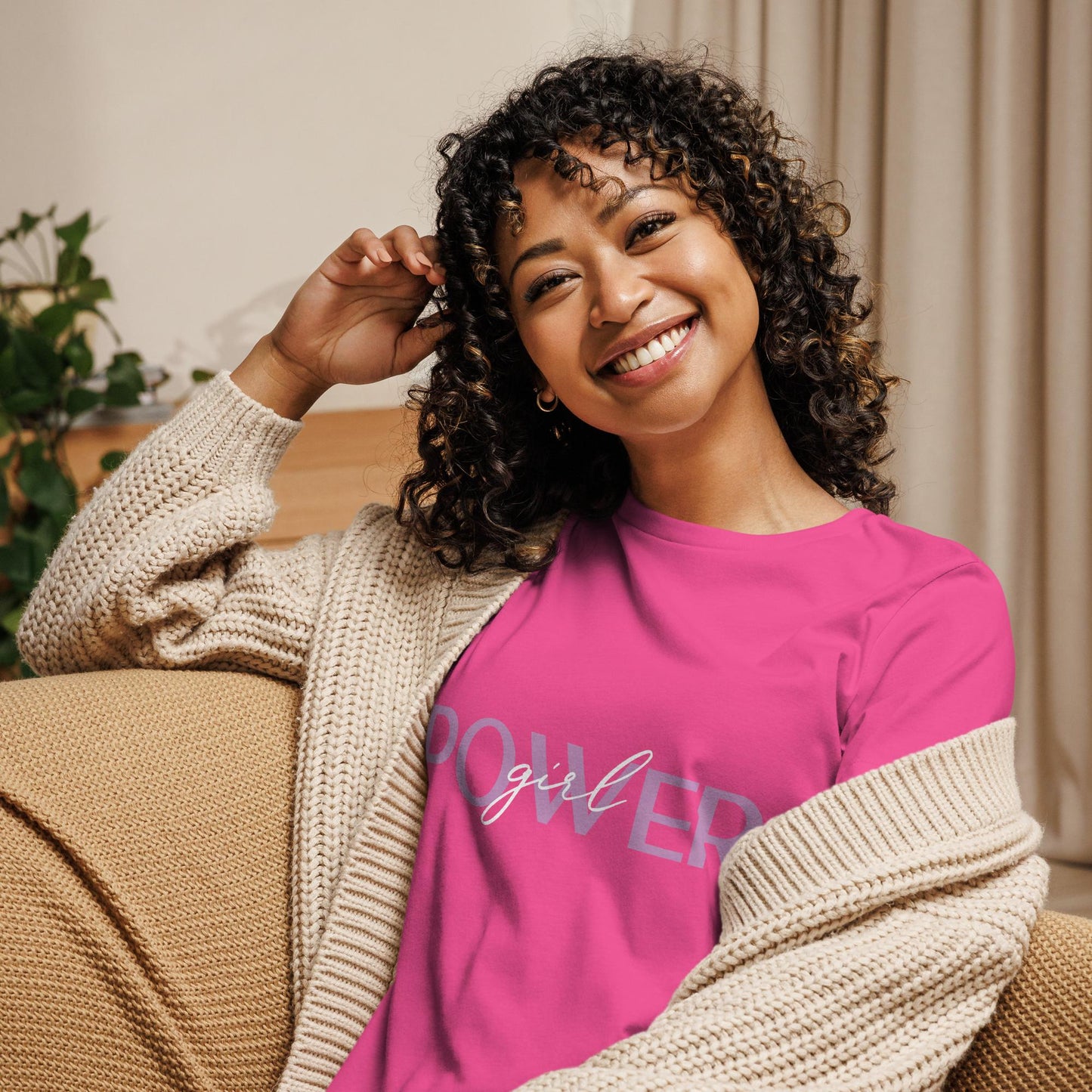 GIRL POWER Women Relaxed T-Shirt