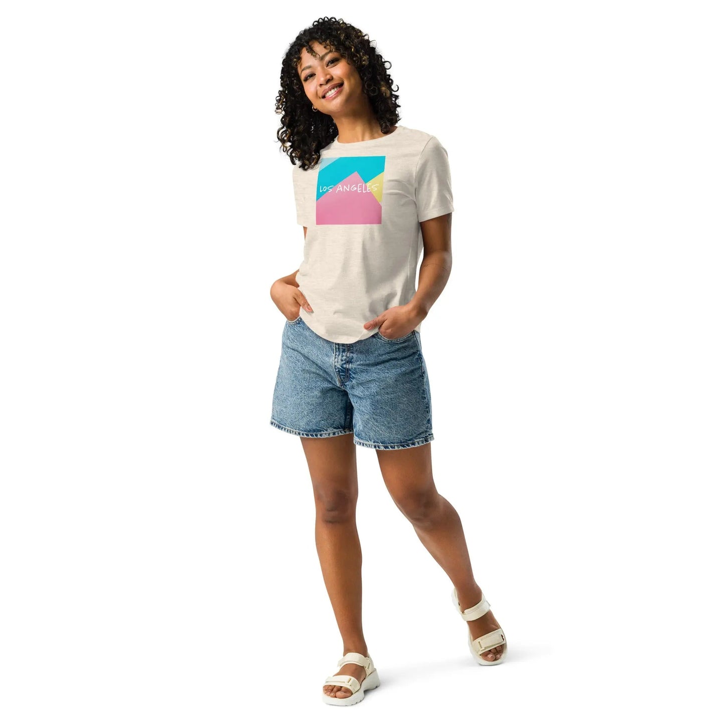 CITY OF ANGELS Women Relaxed T-Shirt