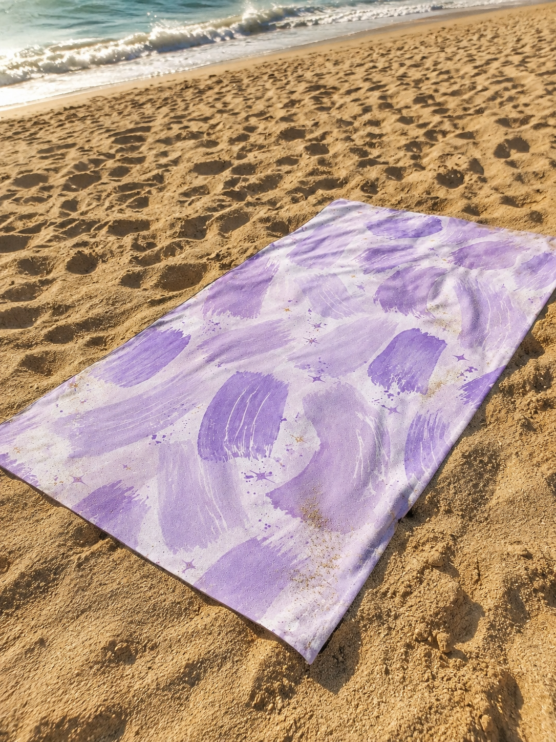 Blue Daisy Towel