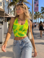 Lime Rush crop top
