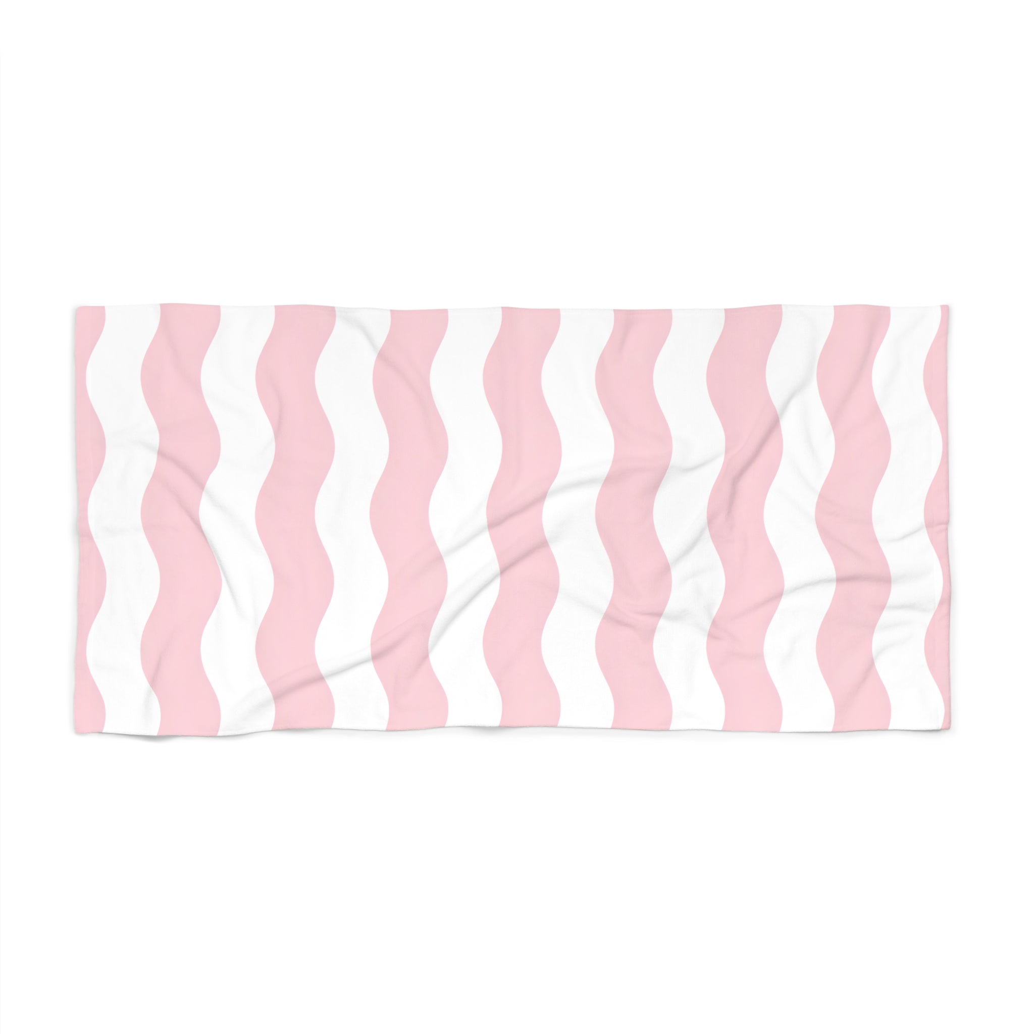 Pink Wave Towel