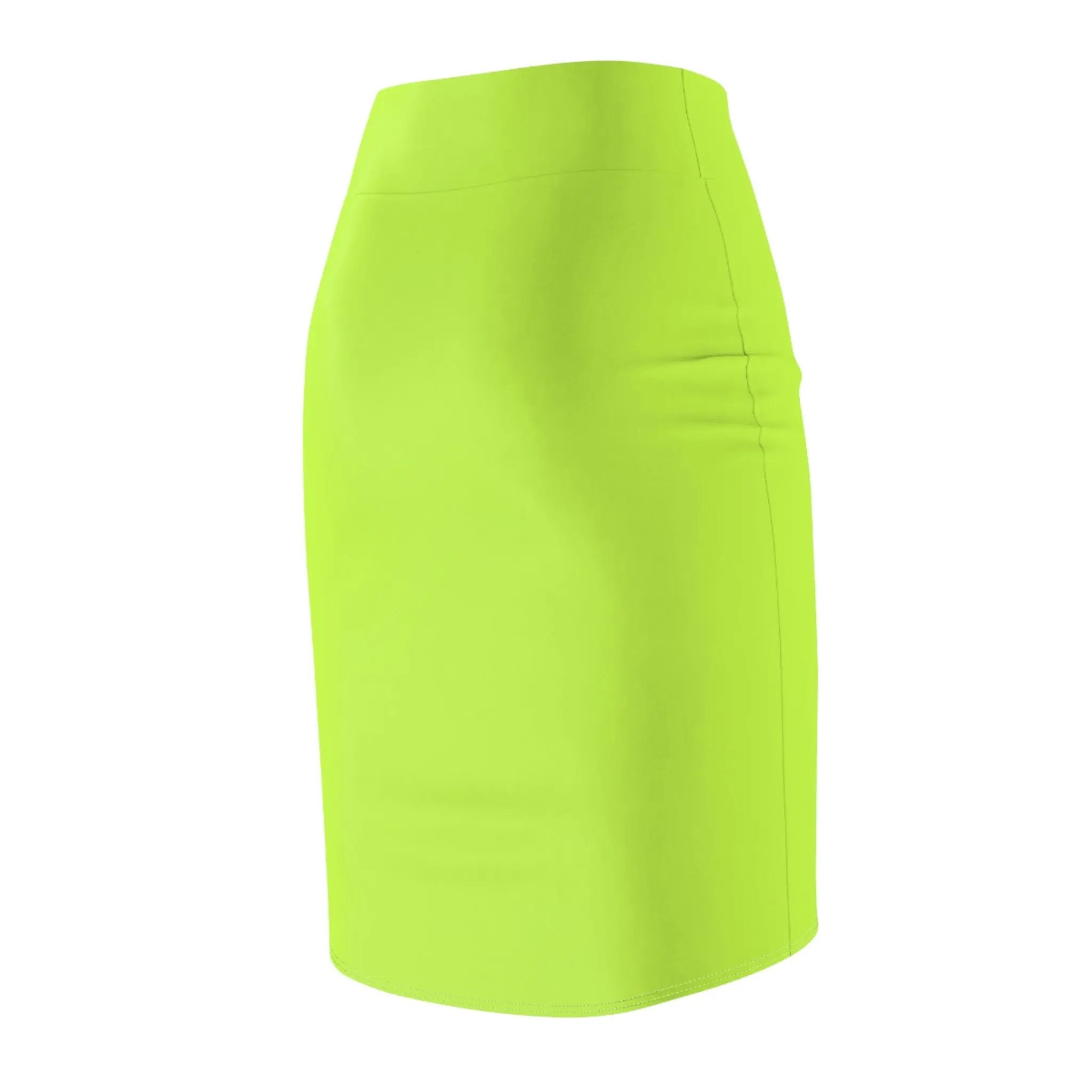 Hot like summer Neon Green Women's Pencil Skirt - Stylish & Bold Fashion Statement Printify