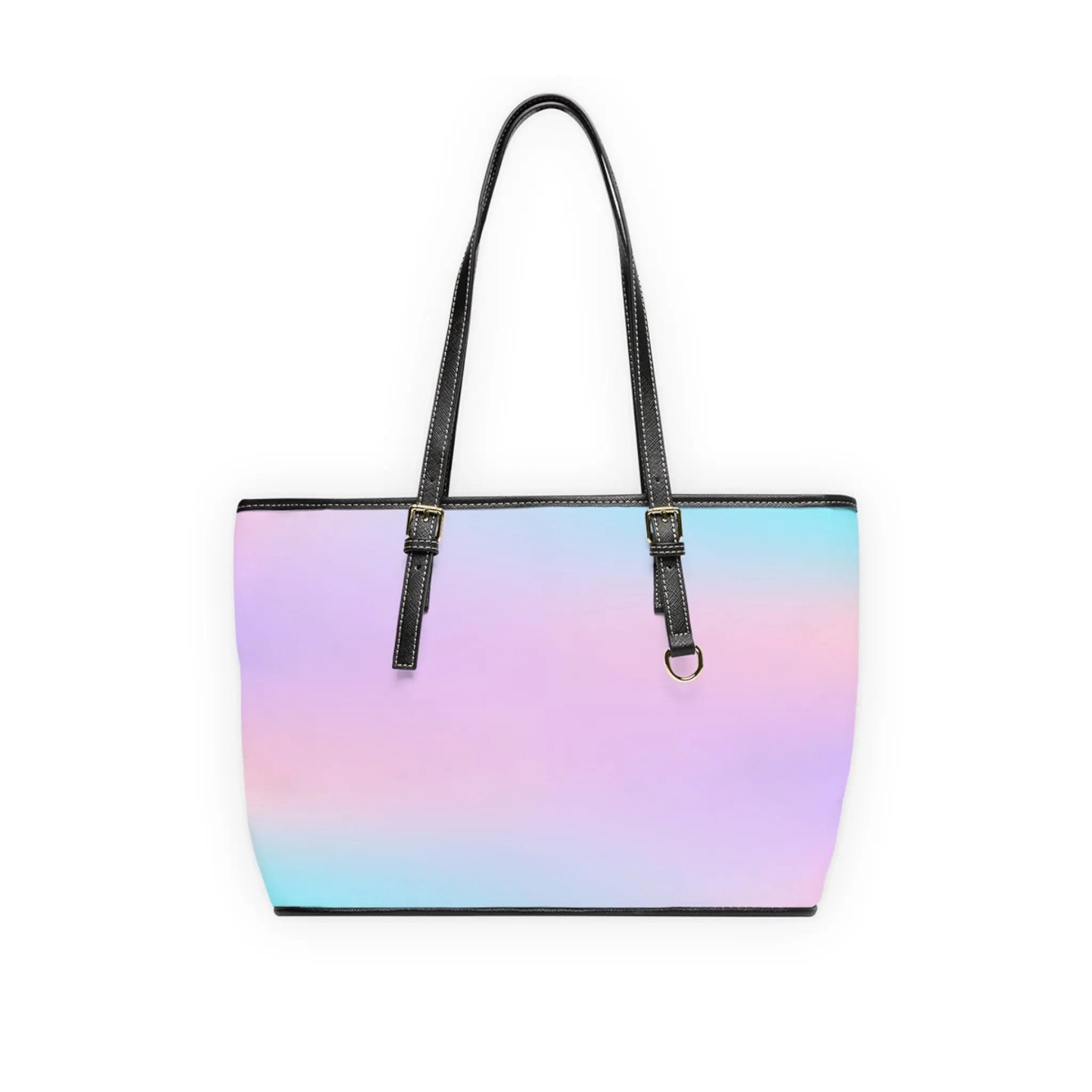 Hot like summer Pastel Gradient PU Leather Shoulder Bag - Stylish Tote for Everyday Use Printify