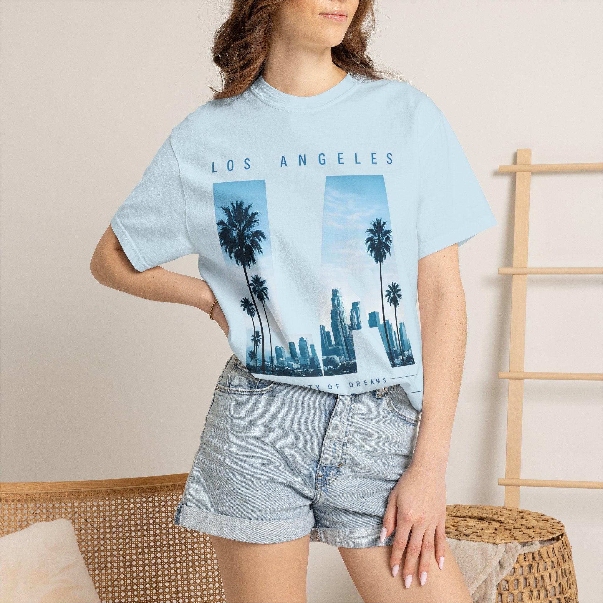 Los Angeles LA Palm Skyline T-Shirt