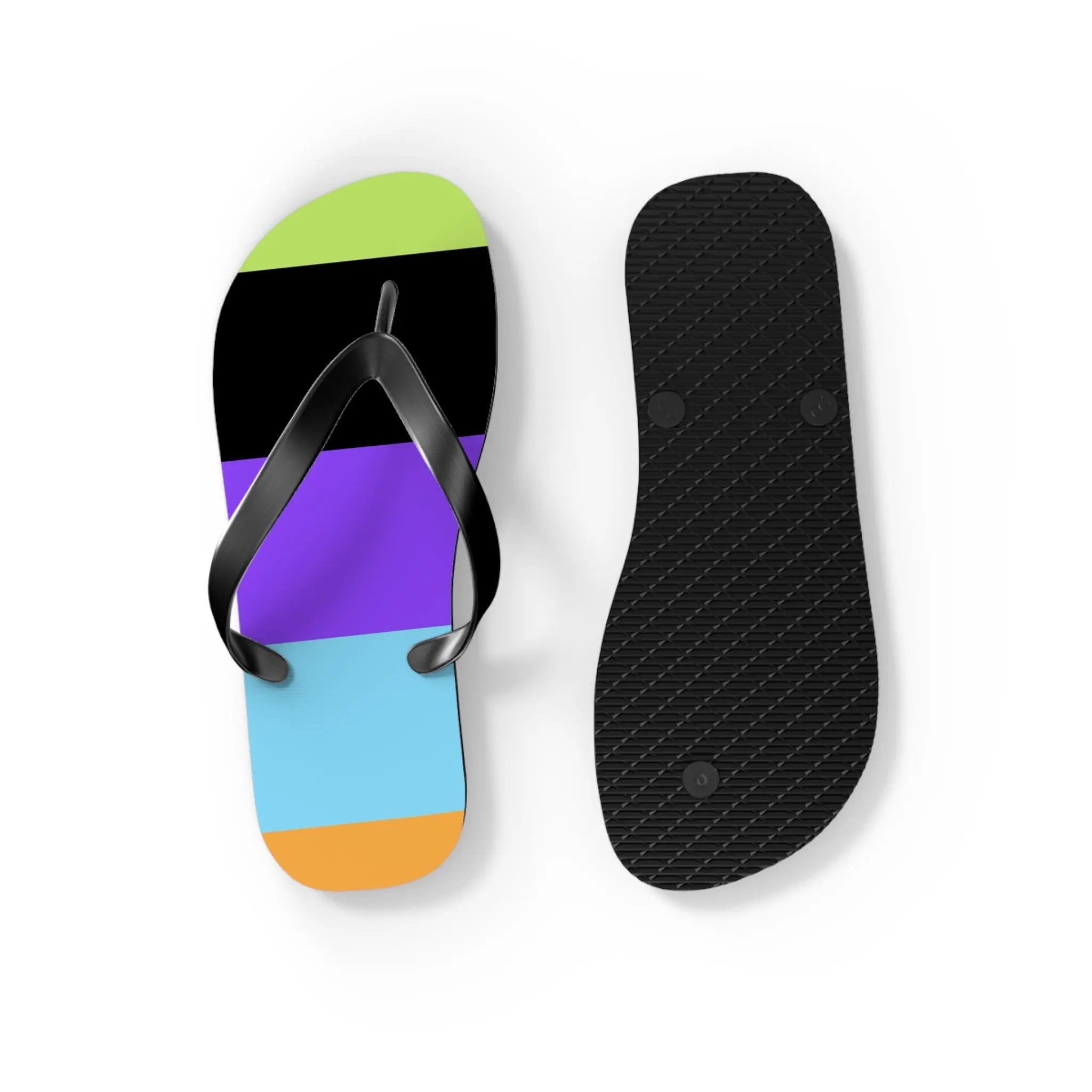 Hot like summer Colorful Summer Flip Flops - Stylish Beach Footwear for Fun Outdoor Days Printify