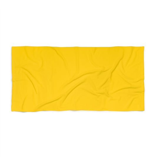 Hot like summer Bright Yellow Beach Towel - Perfect for Summer Fun and Relaxation