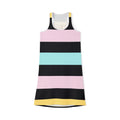 Colorful Striped Women's Racerback Dress - Casual Summer Vibes Printify