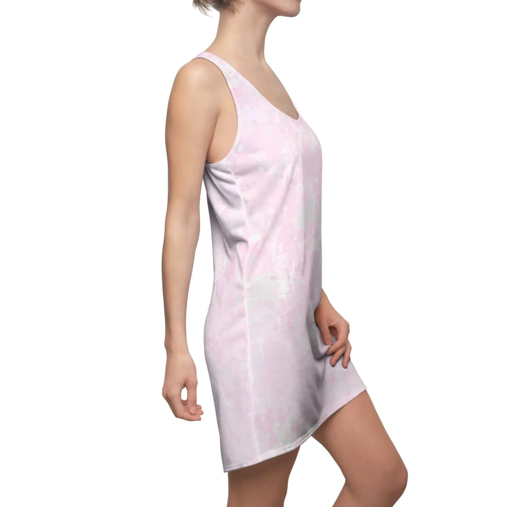 I like pink Chic Pink Camo Racerback Dress - Stylish Summer Essential Printify