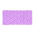 Like&Share Starry Purple Beach Towel - Perfect for Summer Fun and Relaxation Printify