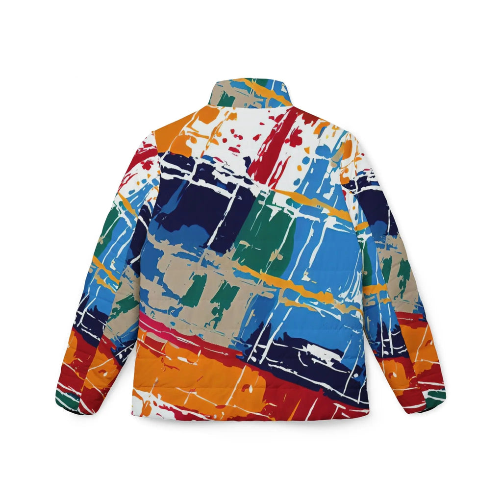Like a star Colorful Women’s Puffer Jacket - Stylish & Warm Outerwear for Any Occasion Printify