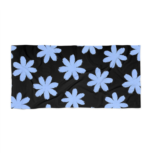 Blue Daisy Towel