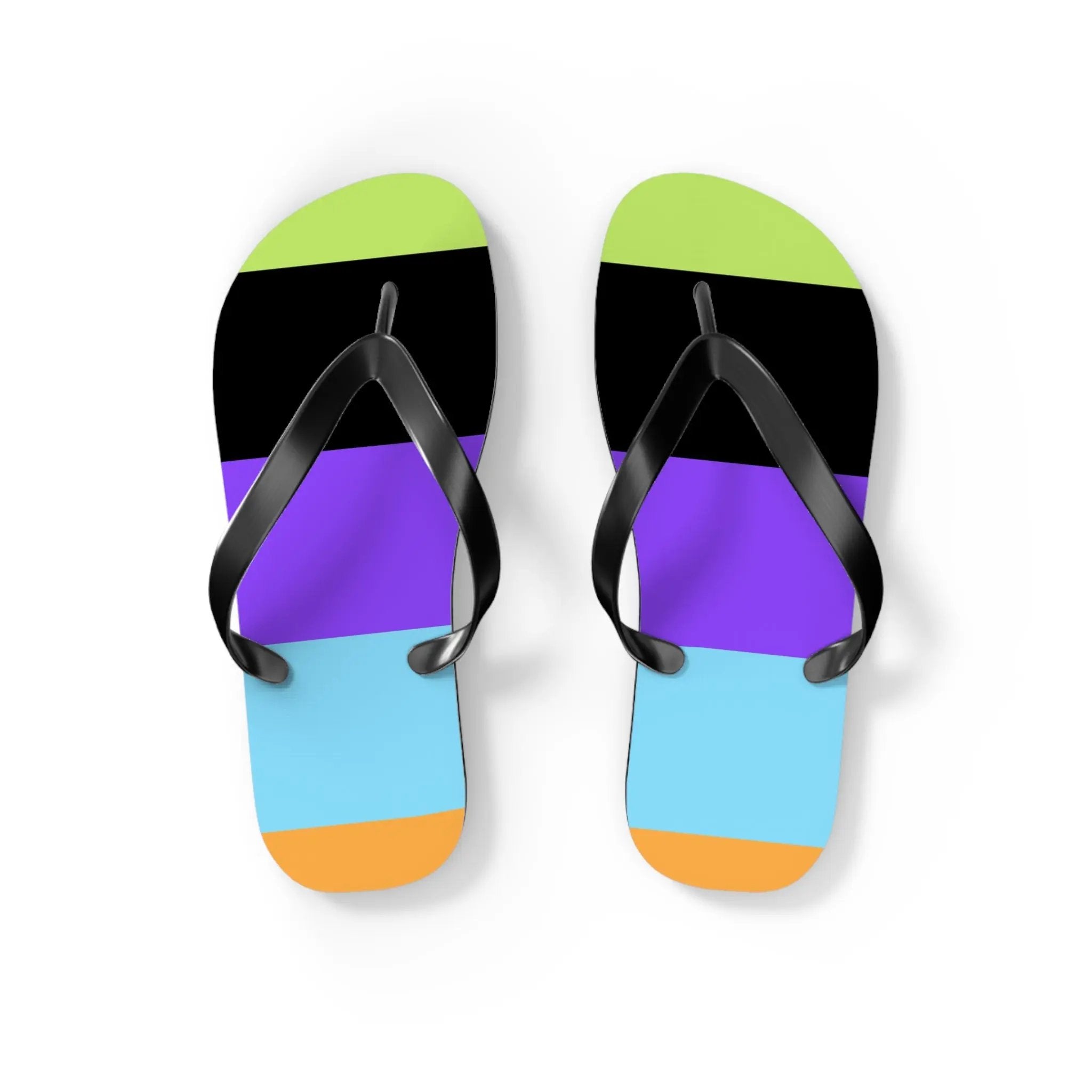 Hot like summer Colorful Summer Flip Flops - Stylish Beach Footwear for Fun Outdoor Days Printify