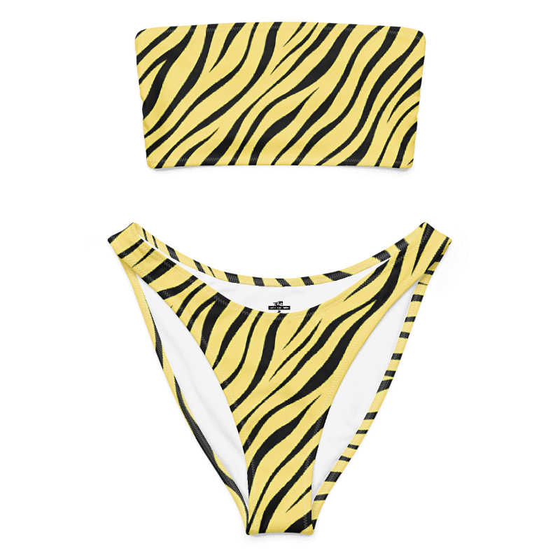 Recycled bandeau bikini