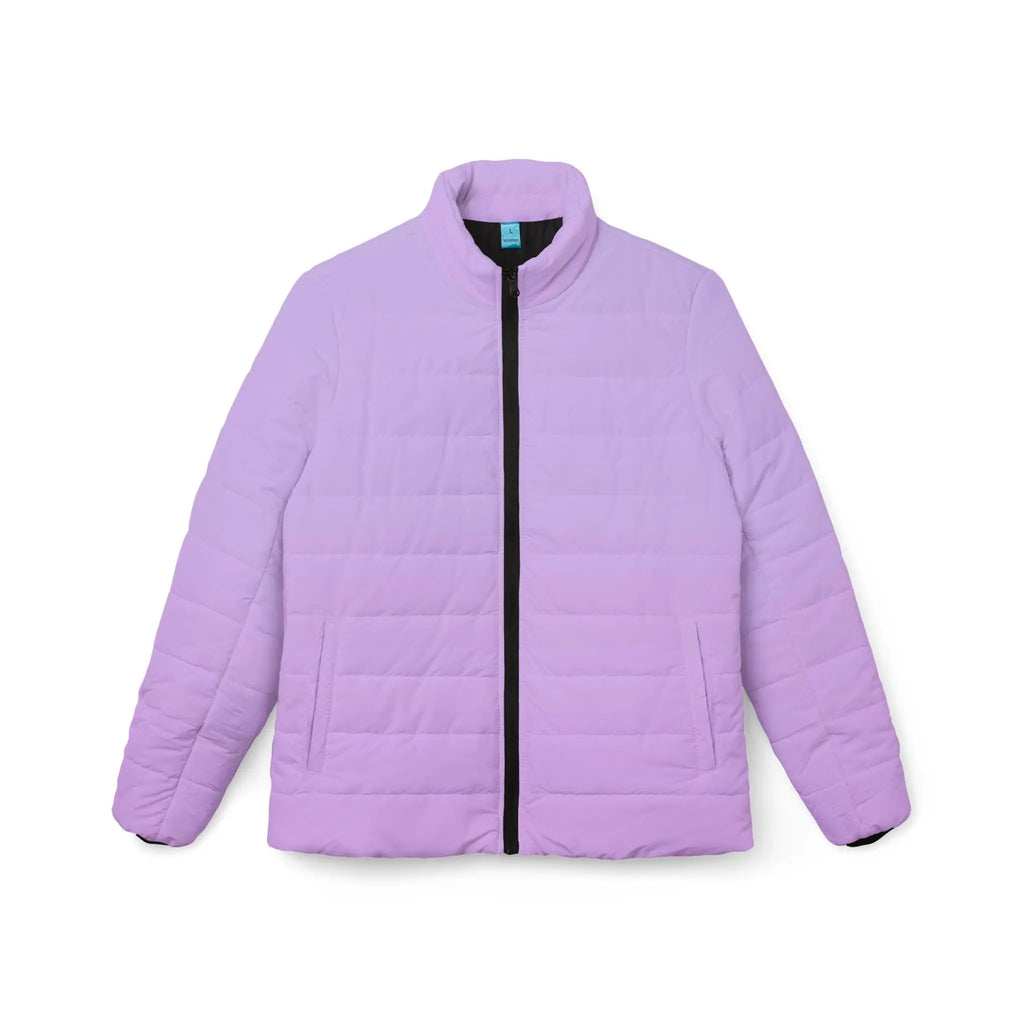 Like a star Elevate Your Style: Women’s Lightweight Lavender Puffer Jacket Printify