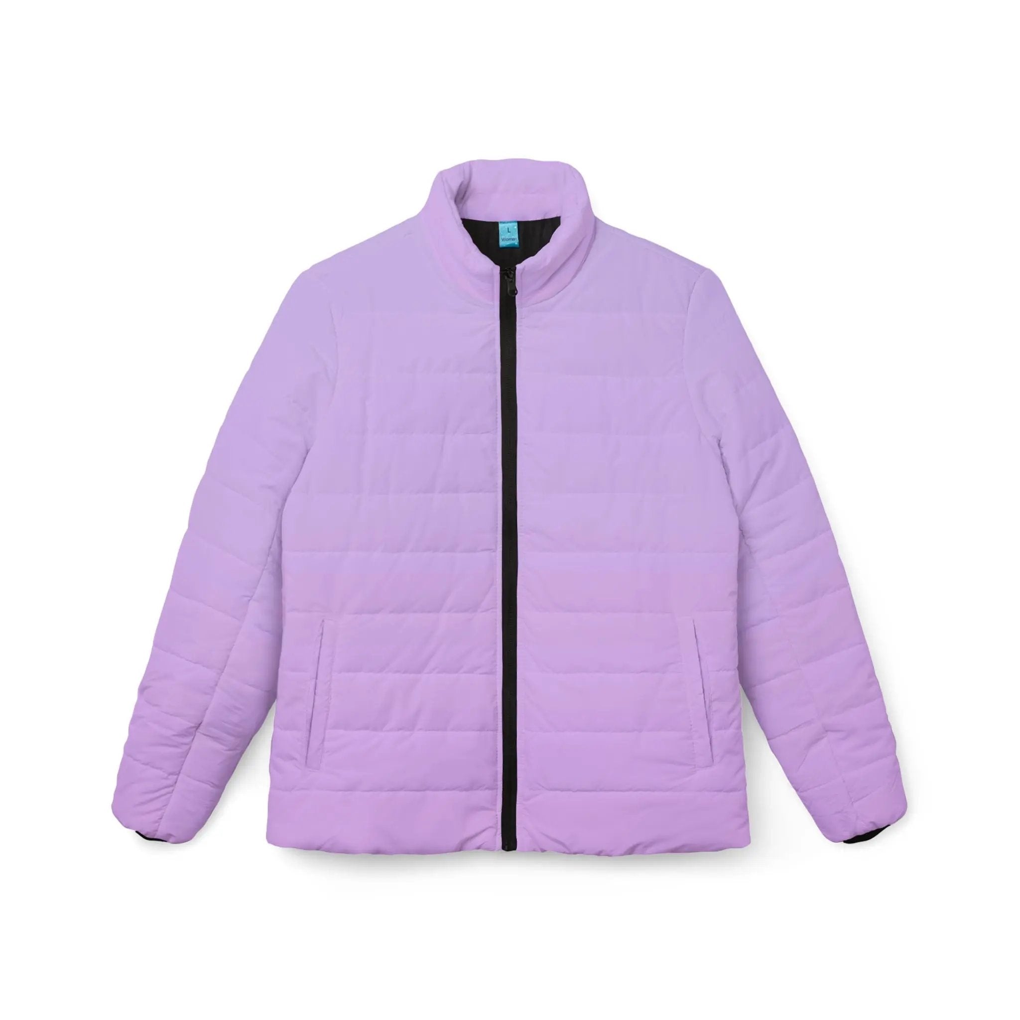 Like a star Elevate Your Style: Women’s Lightweight Lavender Puffer Jacket Printify