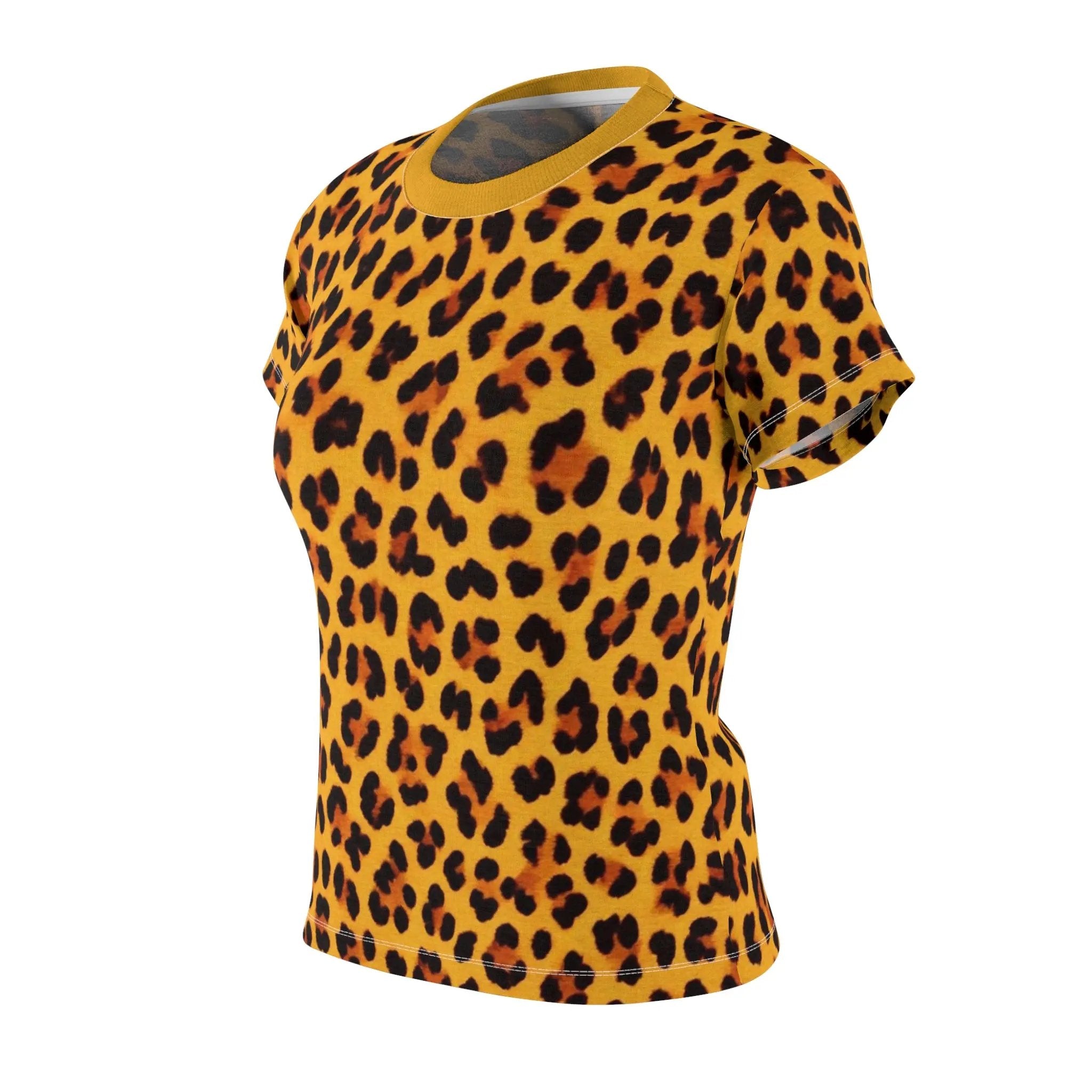Leopard Print Women's Tee - Wild &amp; Trendy Fashion Top Printify