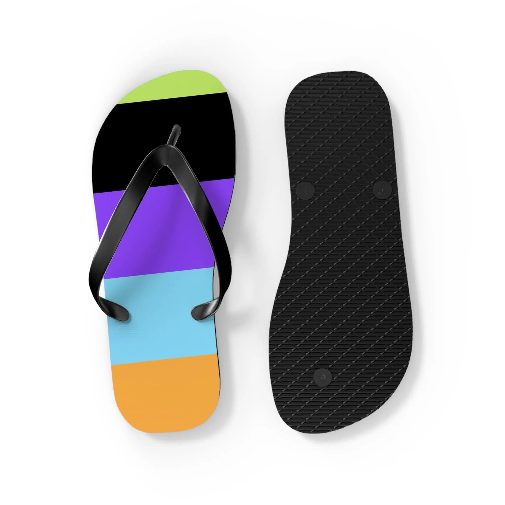 Hot like summer Colorful Summer Flip Flops - Stylish Beach Footwear for Fun Outdoor Days Printify