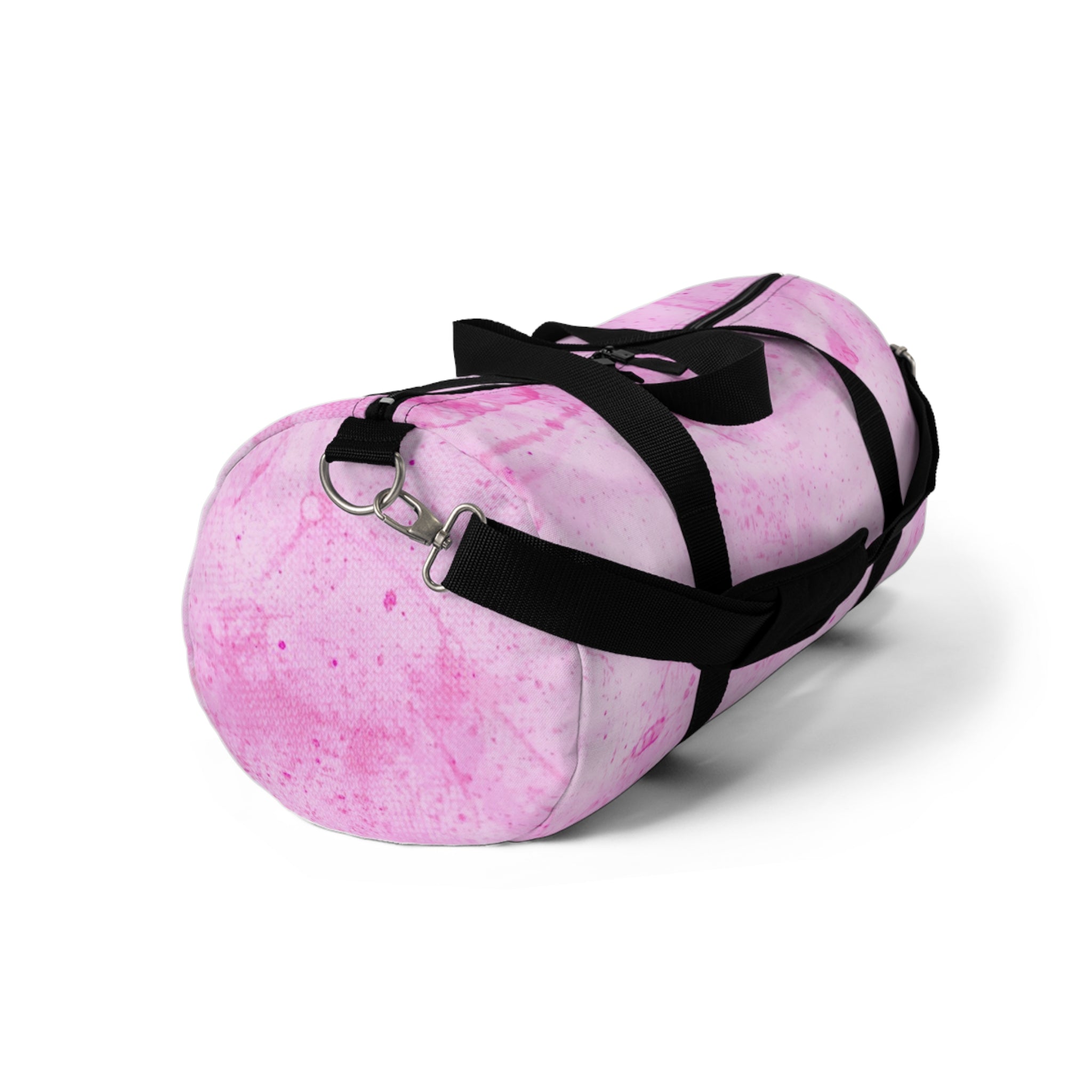 Pink Marble Duffel Bag — Lightweight Travel & Gym Bag