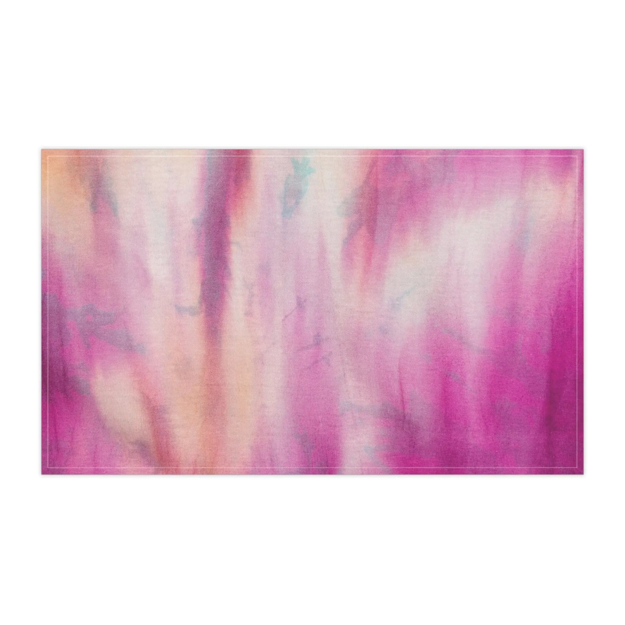 Hot like summer Vibrant Pink Tie-Dye Cotton Tea Towels - Kitchen Essentials & Gifts Printify