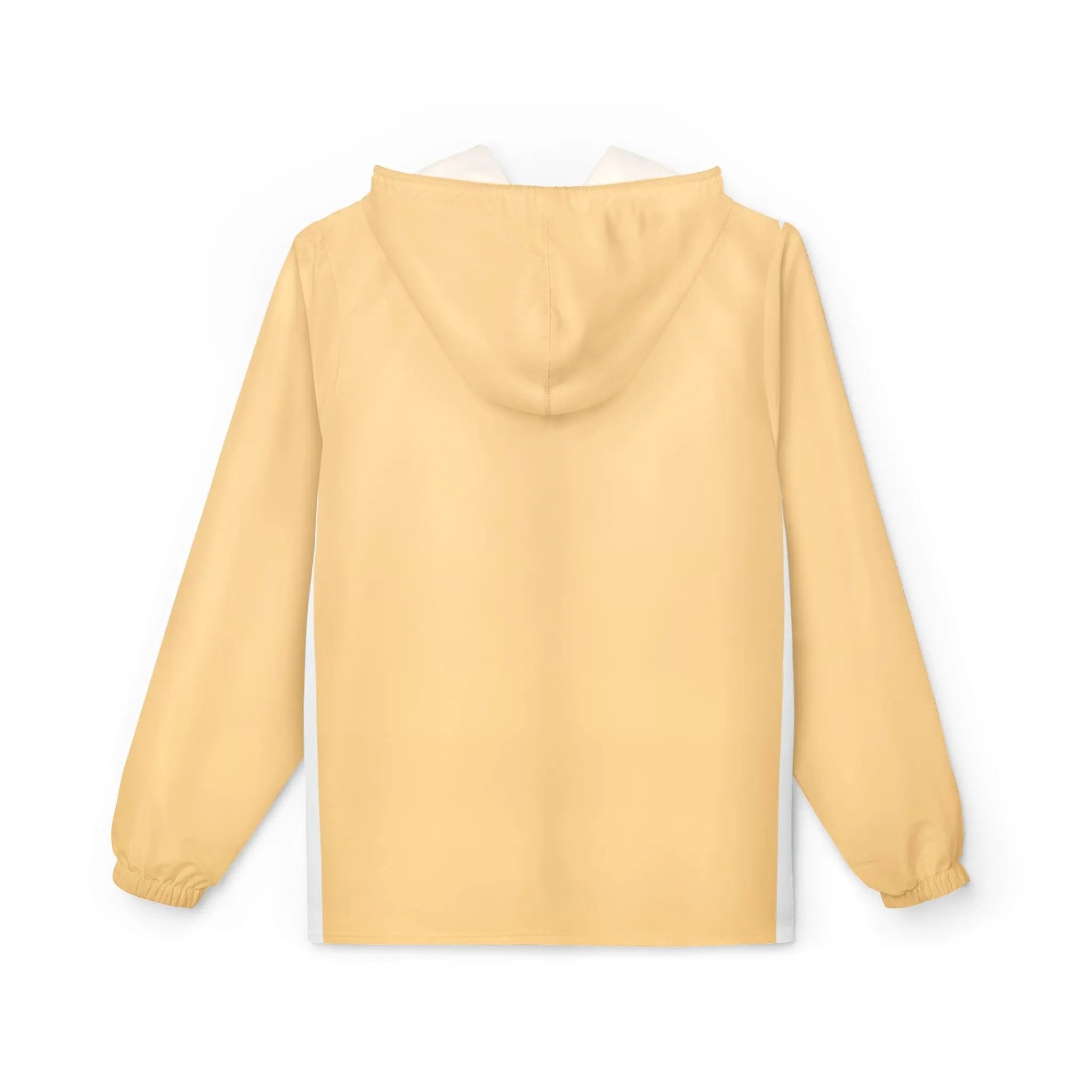 Like a star Lightweight Yellow Windbreaker Jacket for Outdoor Adventures Printify