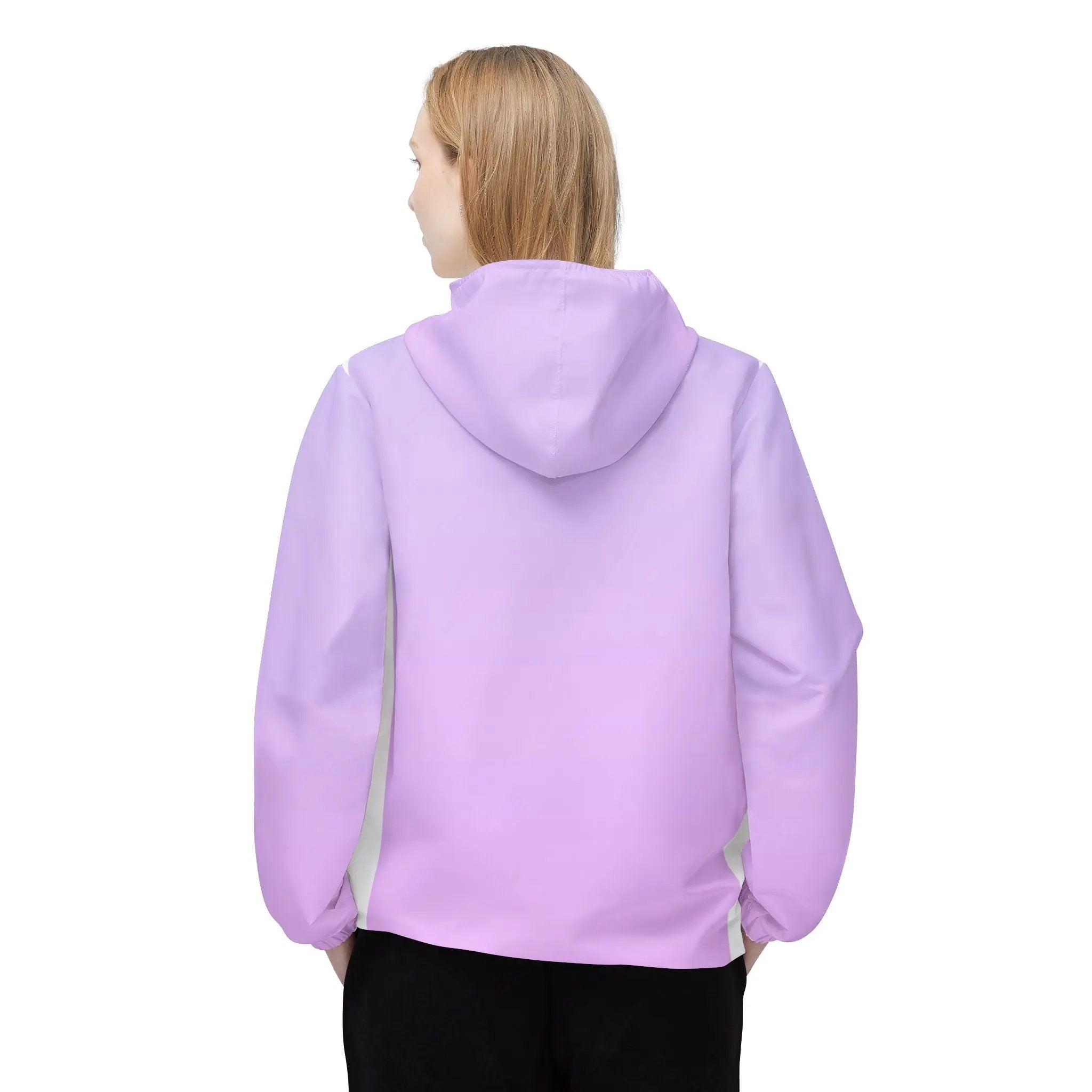 Like a star Pastel Ombre Windbreaker Jacket - Lightweight & Stylish for Outdoor Adventures Printify