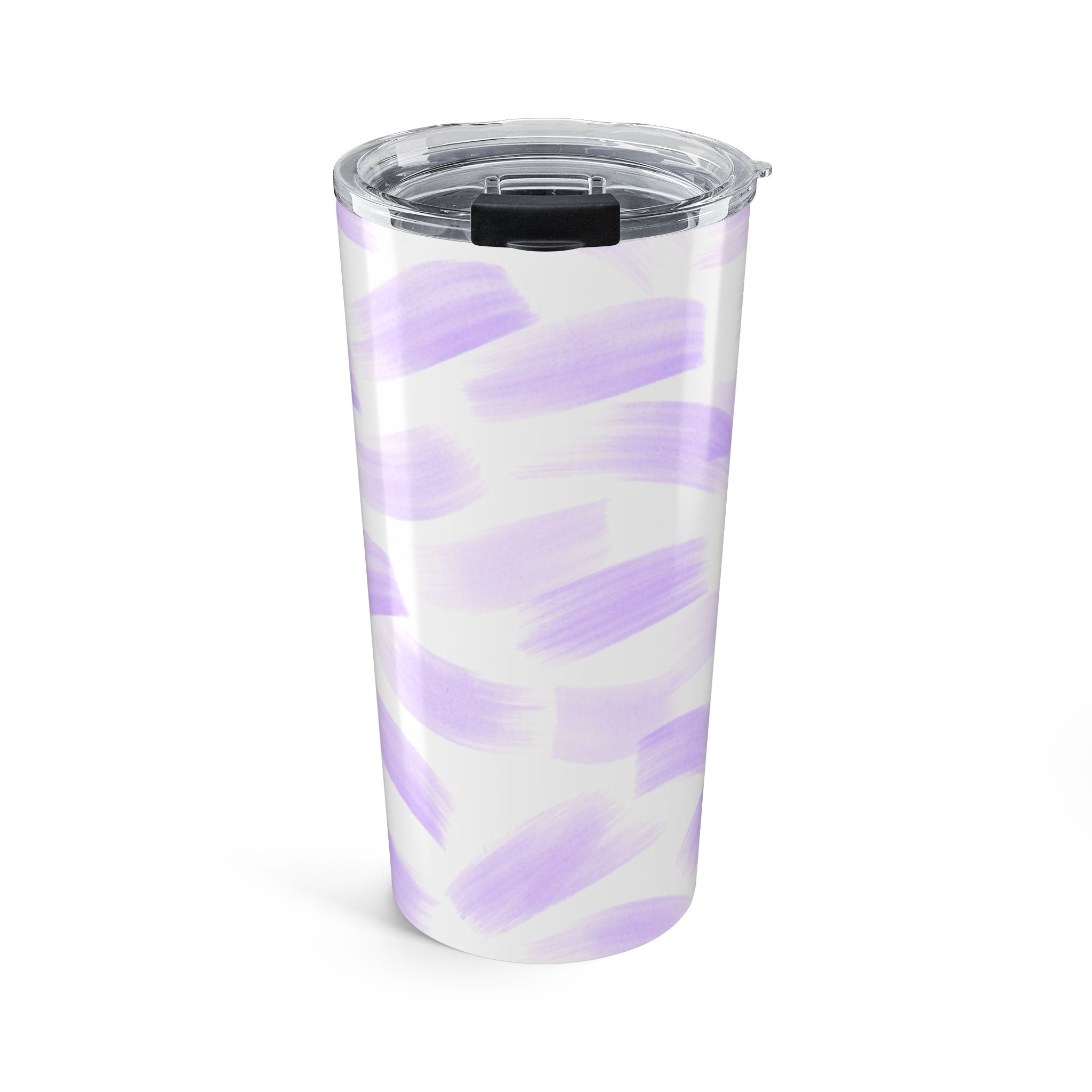 20oz Lavender Brushstroke Tumbler — Insulated Travel Cup