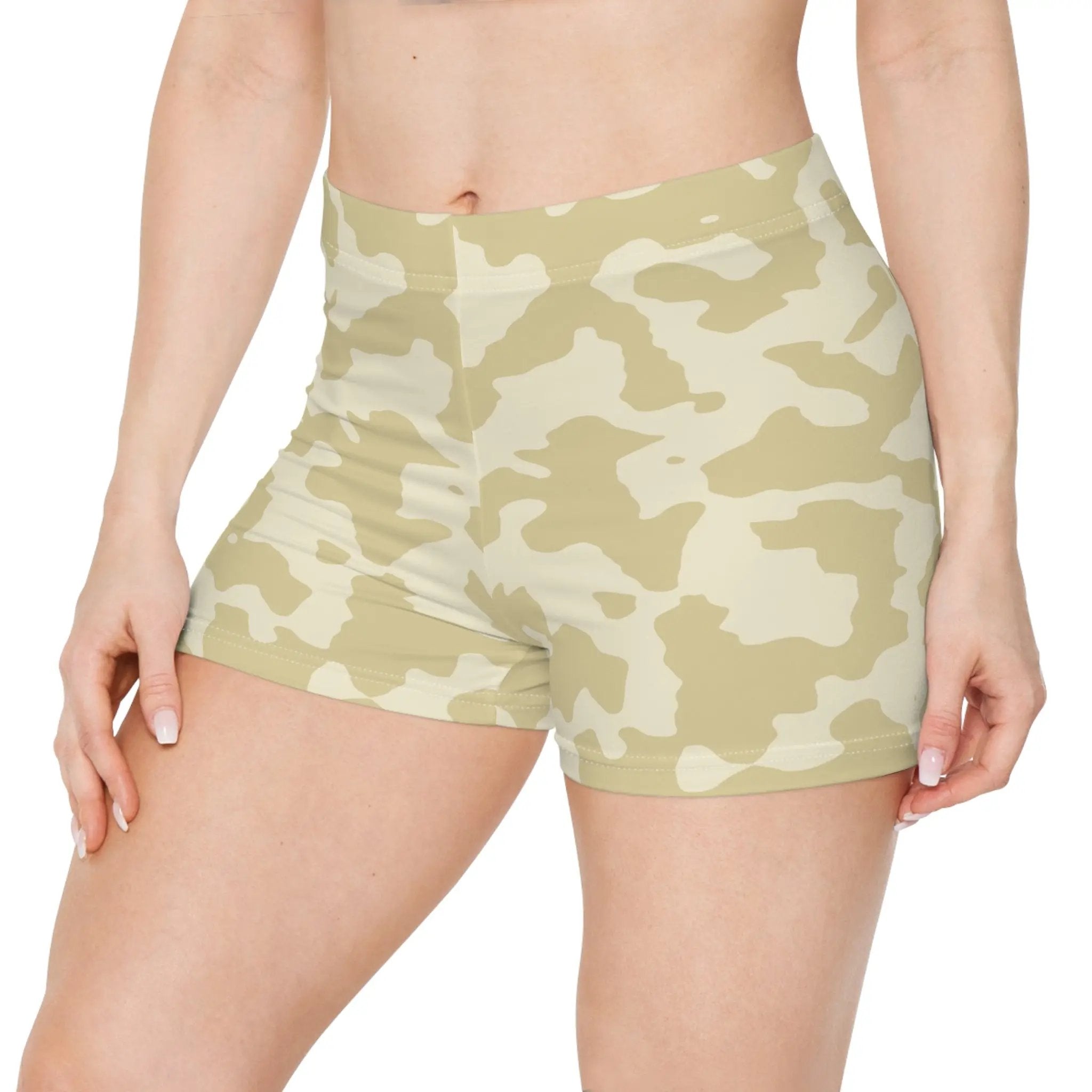Like&Share Stylish Women's Camo Shorts for Summer Adventures Printify